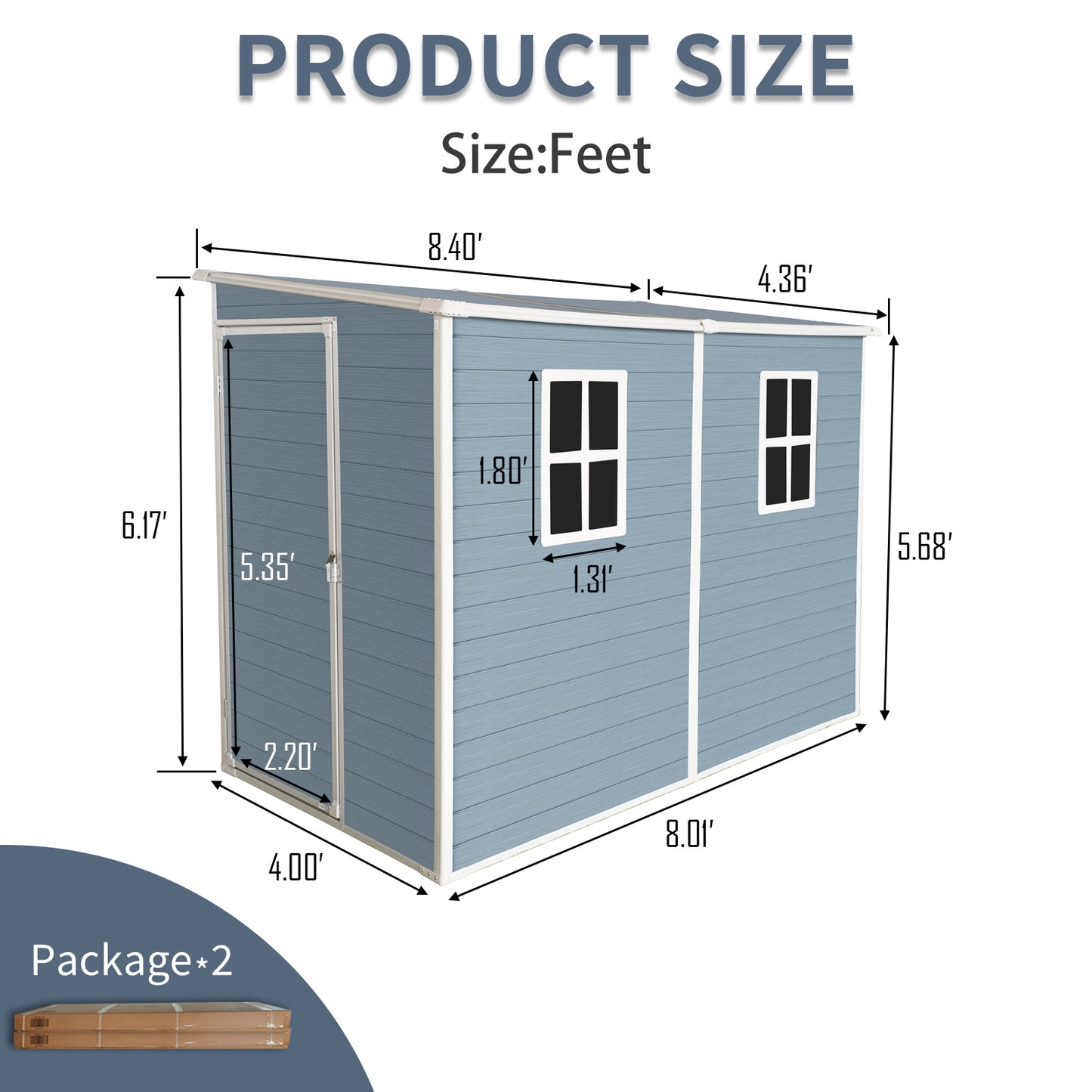 Somerset Modern Outdoor Storage Shed