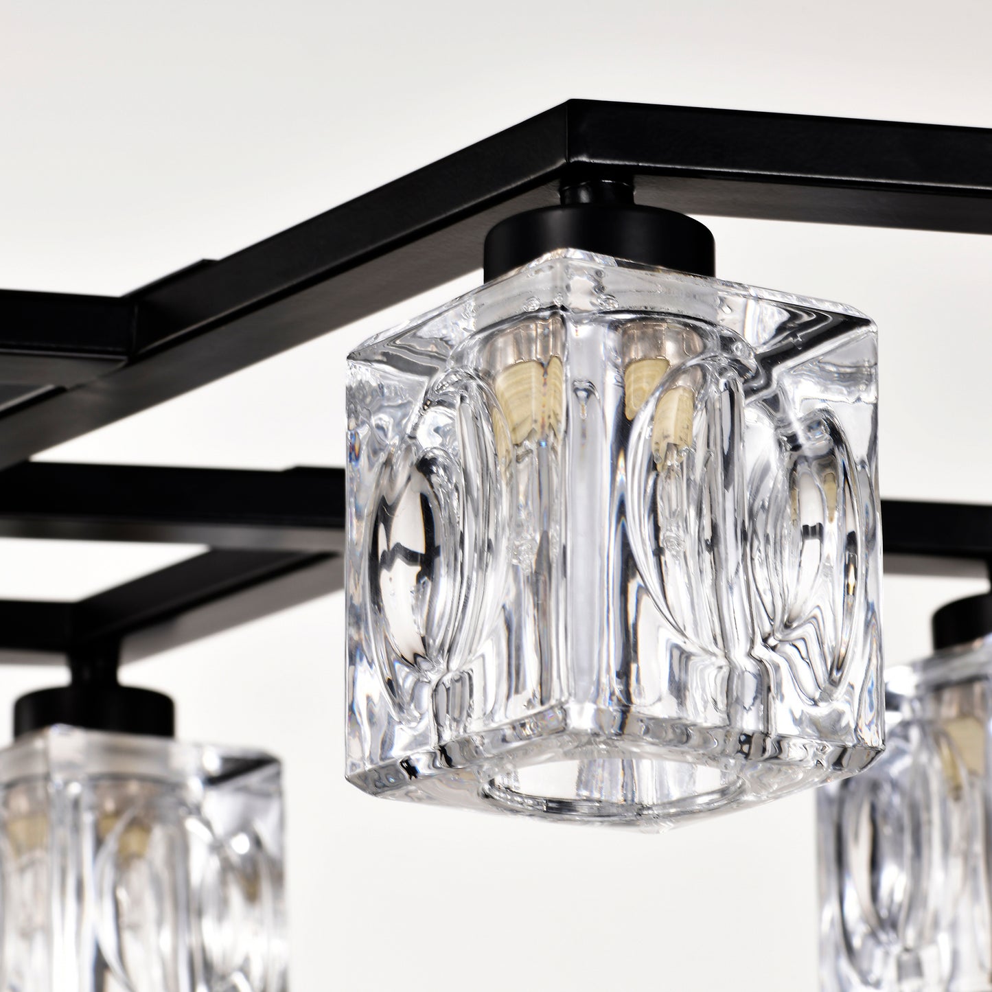 Marcel Industrial Crystal Chandelier