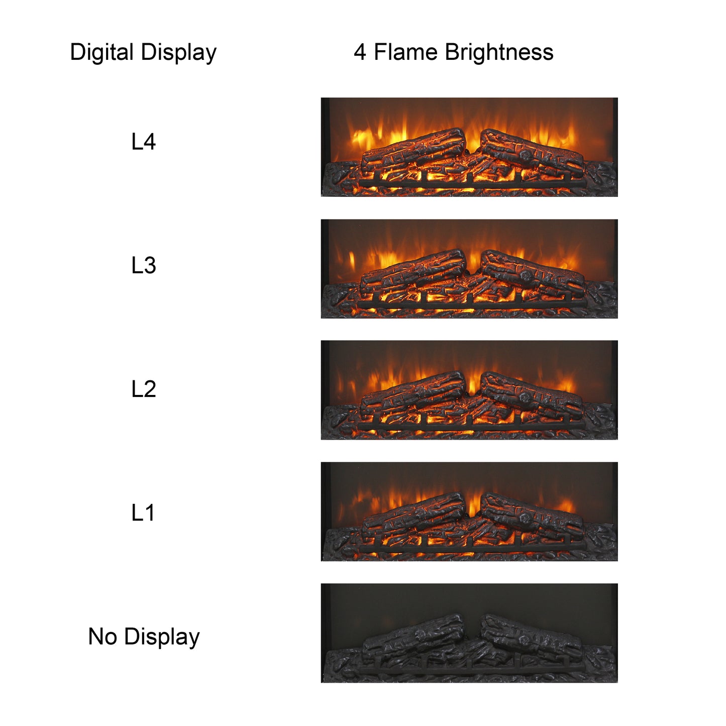 Centerville Contemporary Electric Fireplace Insert
