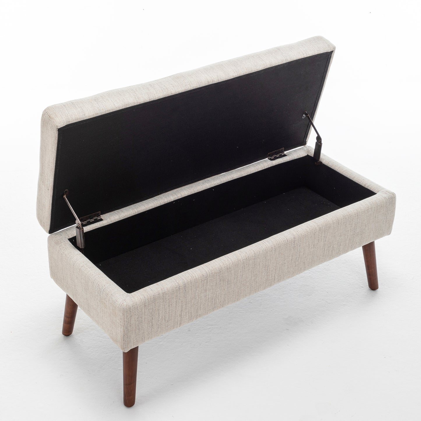 Kingsly Contemporary Upholstered Storage Bench