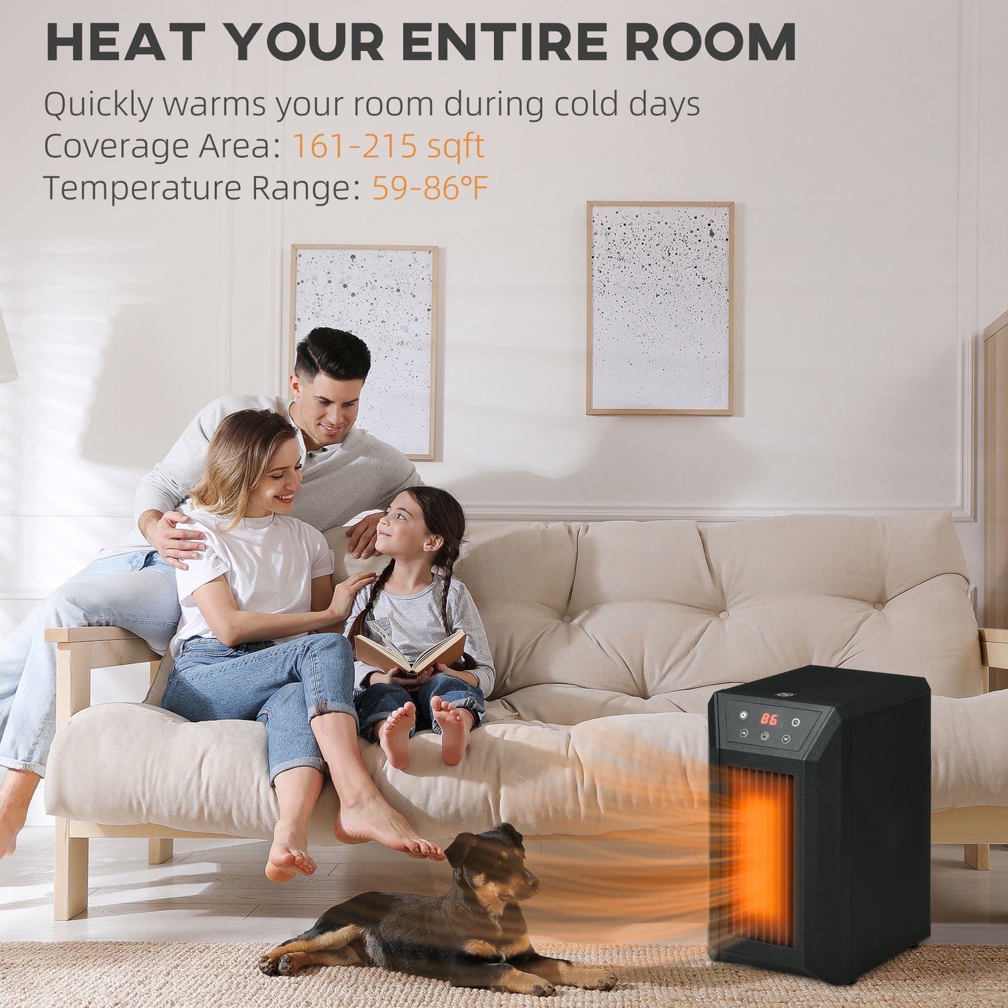 Jiron Modern Radiant Infrared Heater