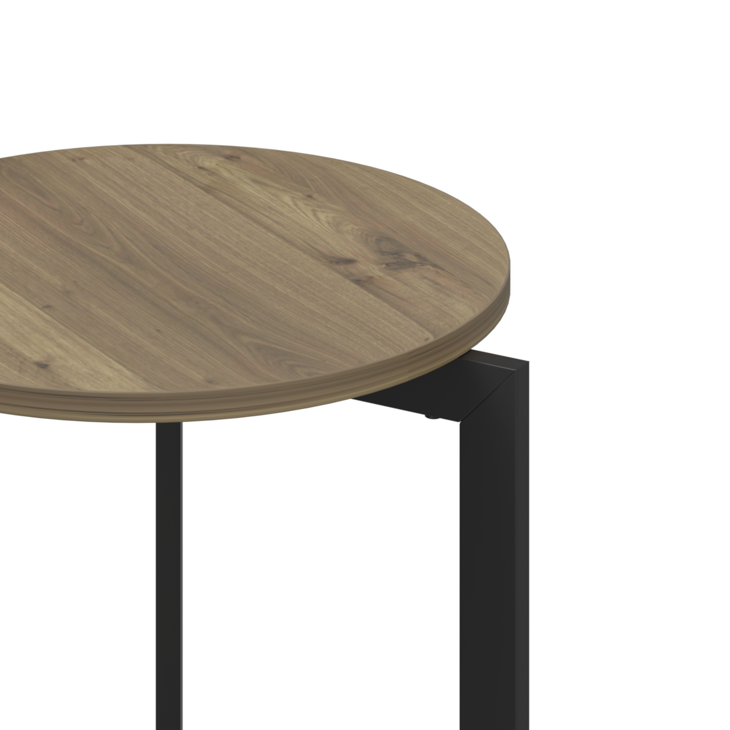 Bartholomew Modern Round Metal Accent Table