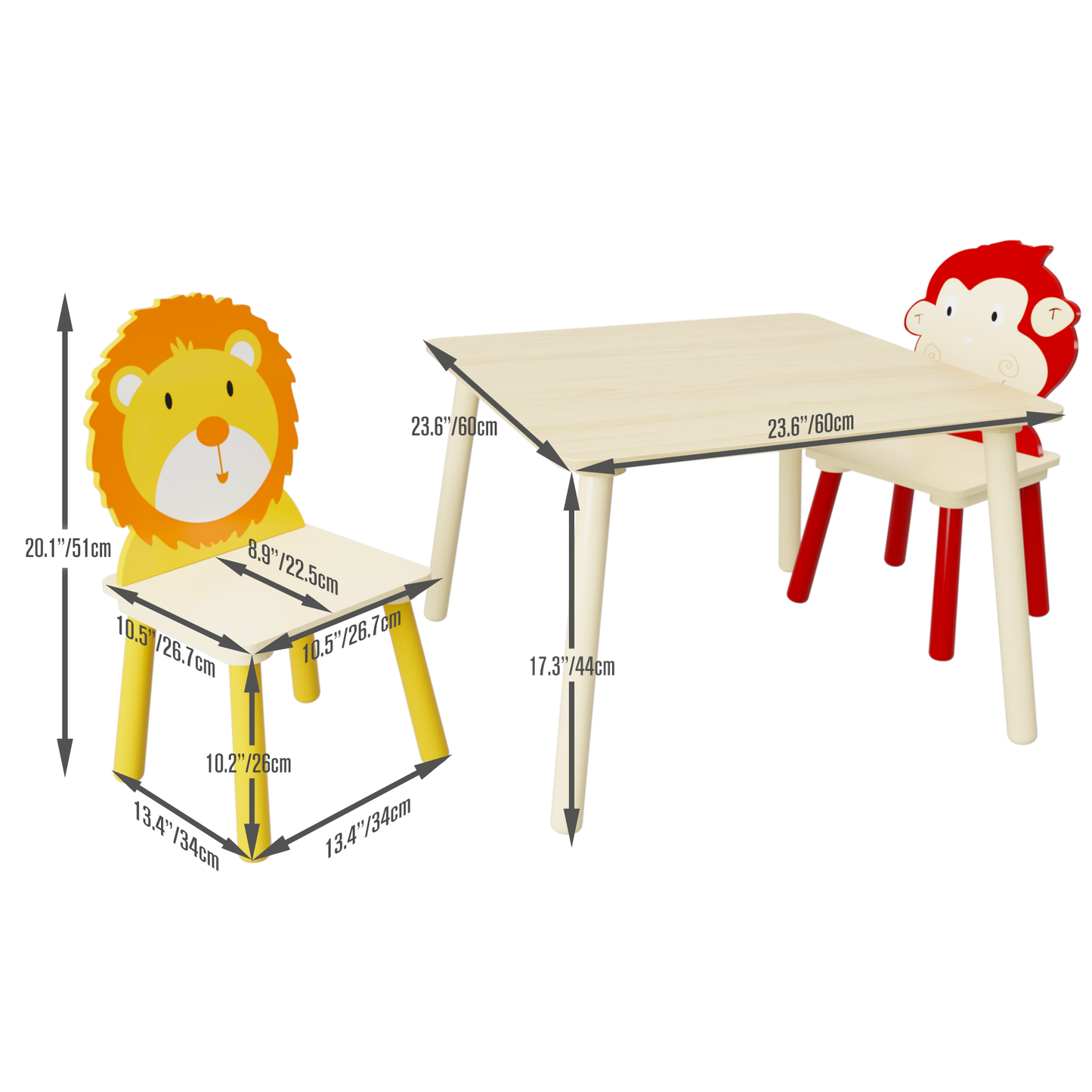 Napa Craftsman Toddler Activity Table Set