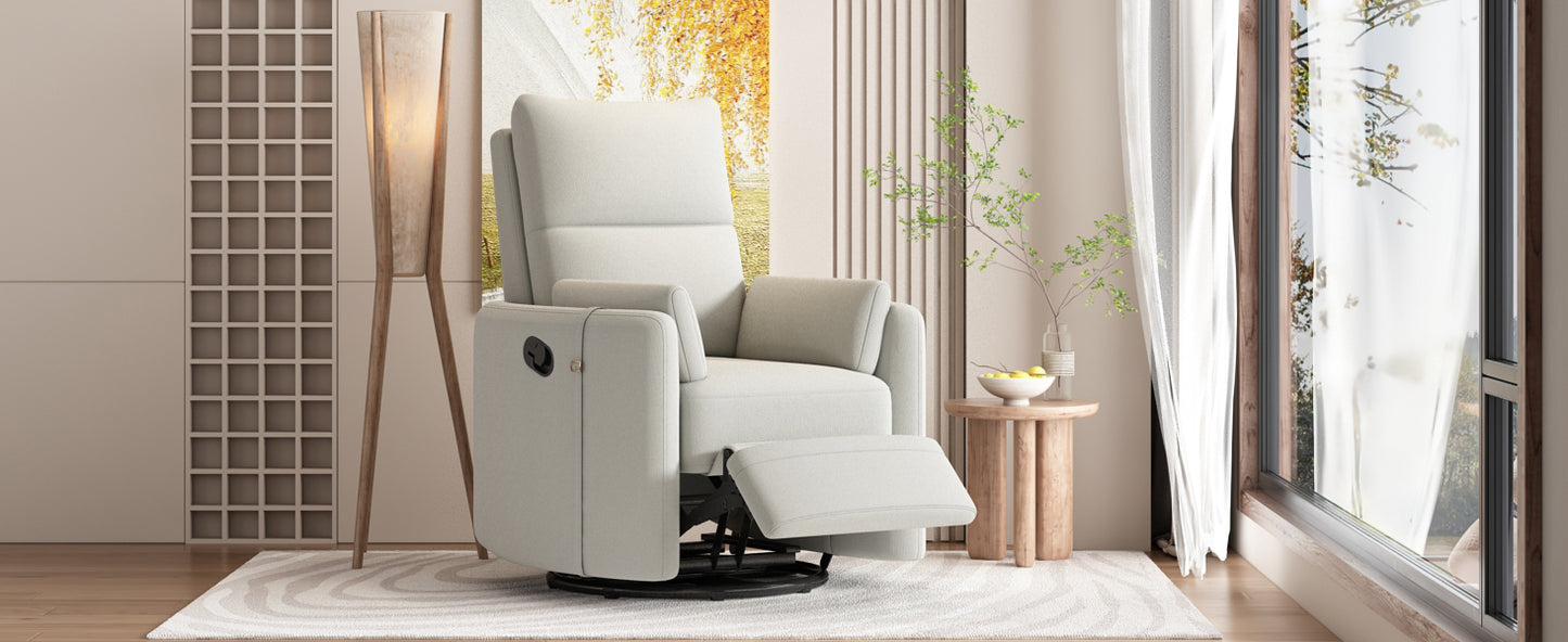Westport Contemporary Swivel Rocker Recliner