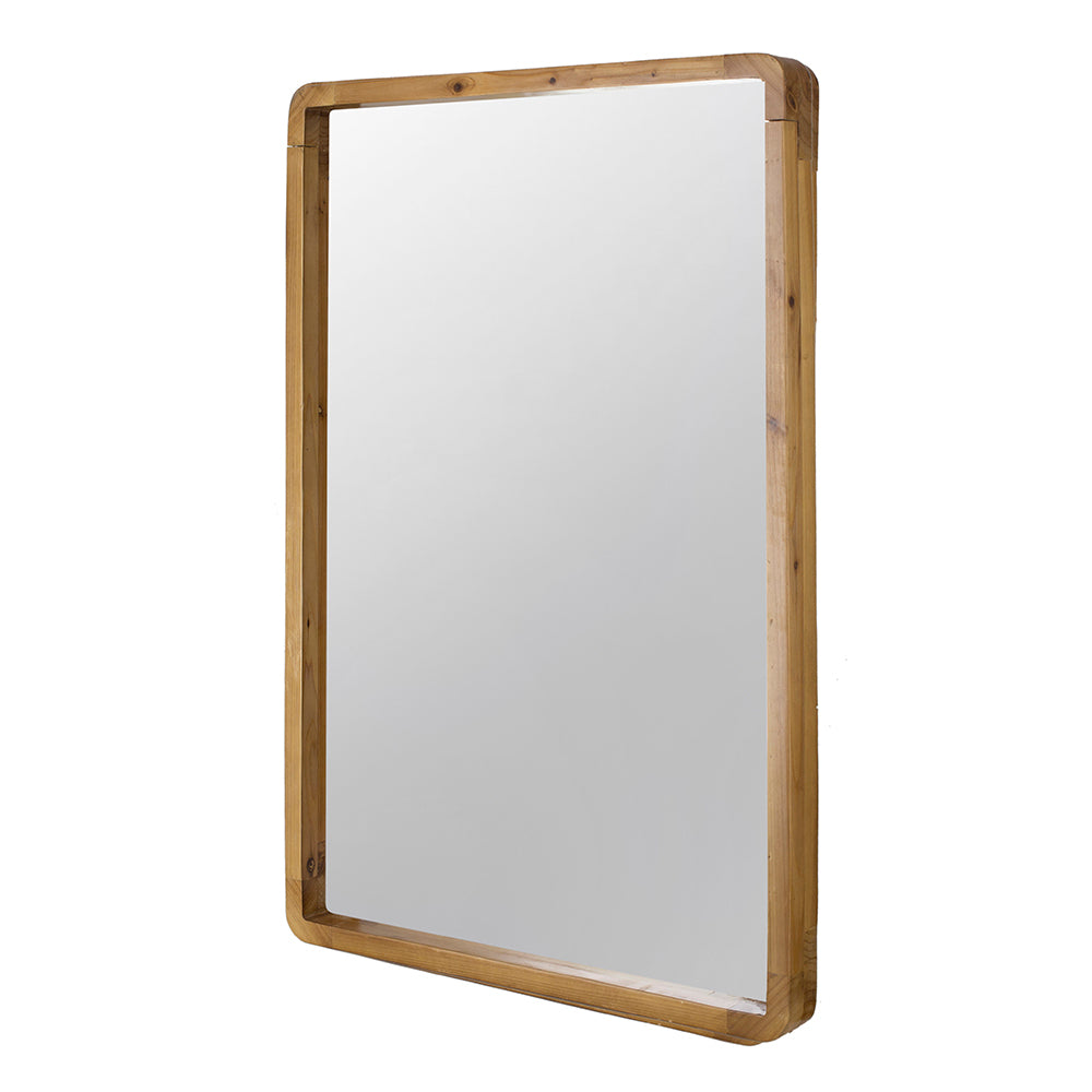 Kingsly Craftsman Farmhouse Wooden Mirror
