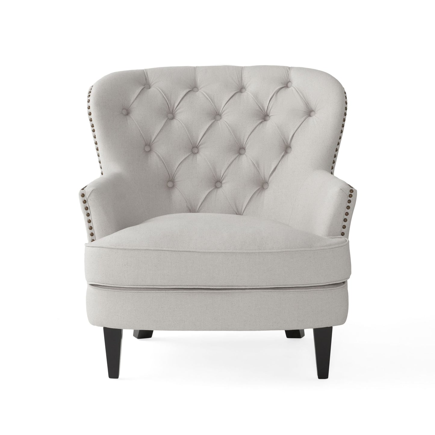 Justo Traditional Upholstered Fabric Club Chair