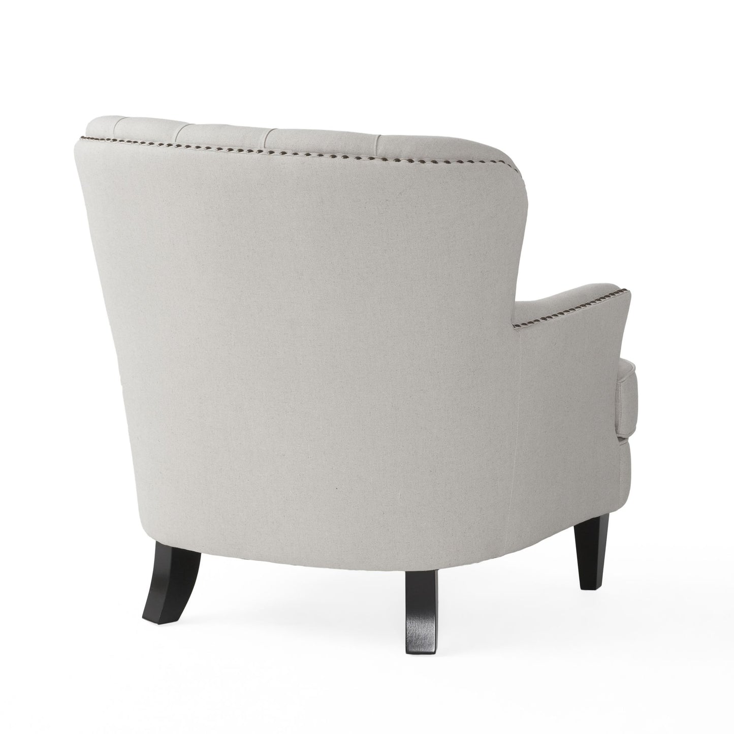 Justo Traditional Upholstered Fabric Club Chair