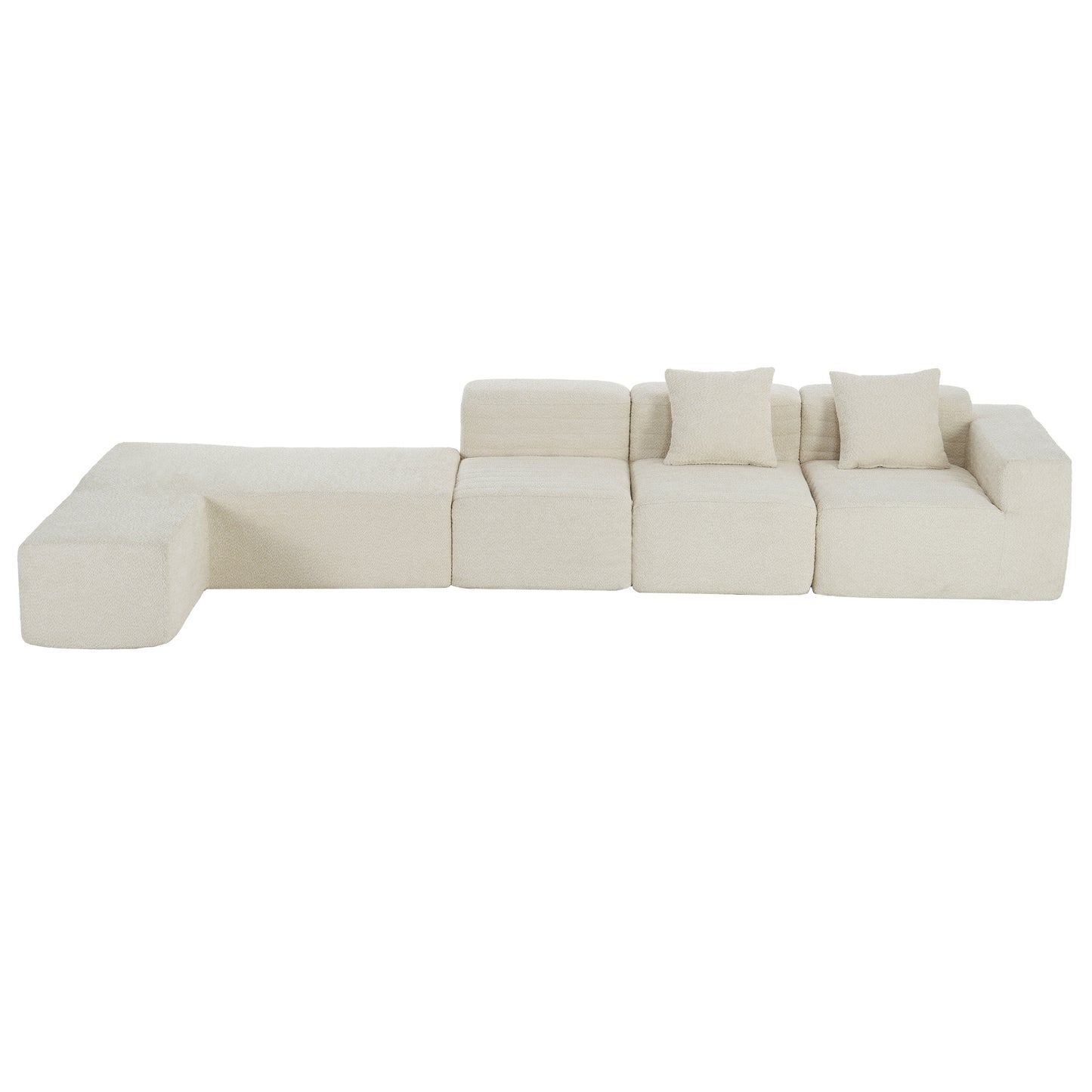 Luz Contemporary Sectional Sofa Set