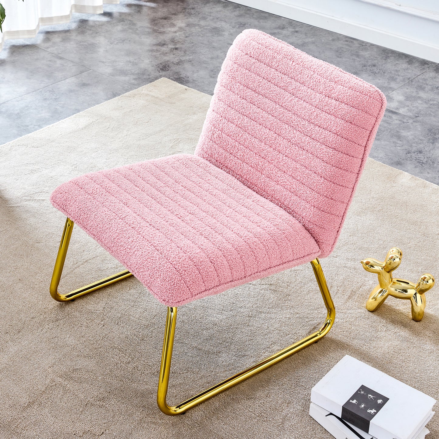 Niles Mid-Century Plush Accent Chair