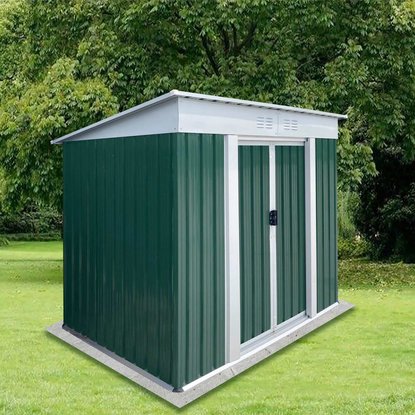 Silverleaf Contemporary Outdoor Storage Shed