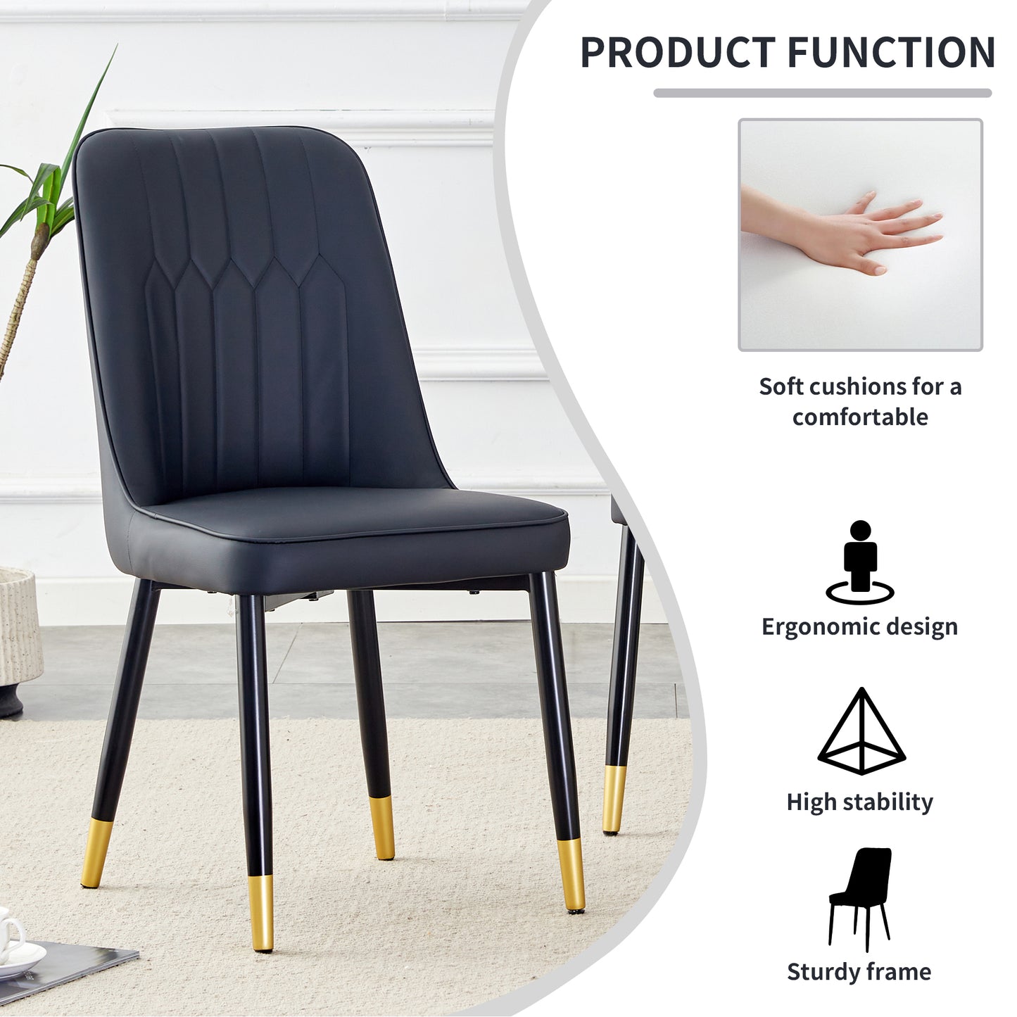 Napa Modern PU Dining Chairs