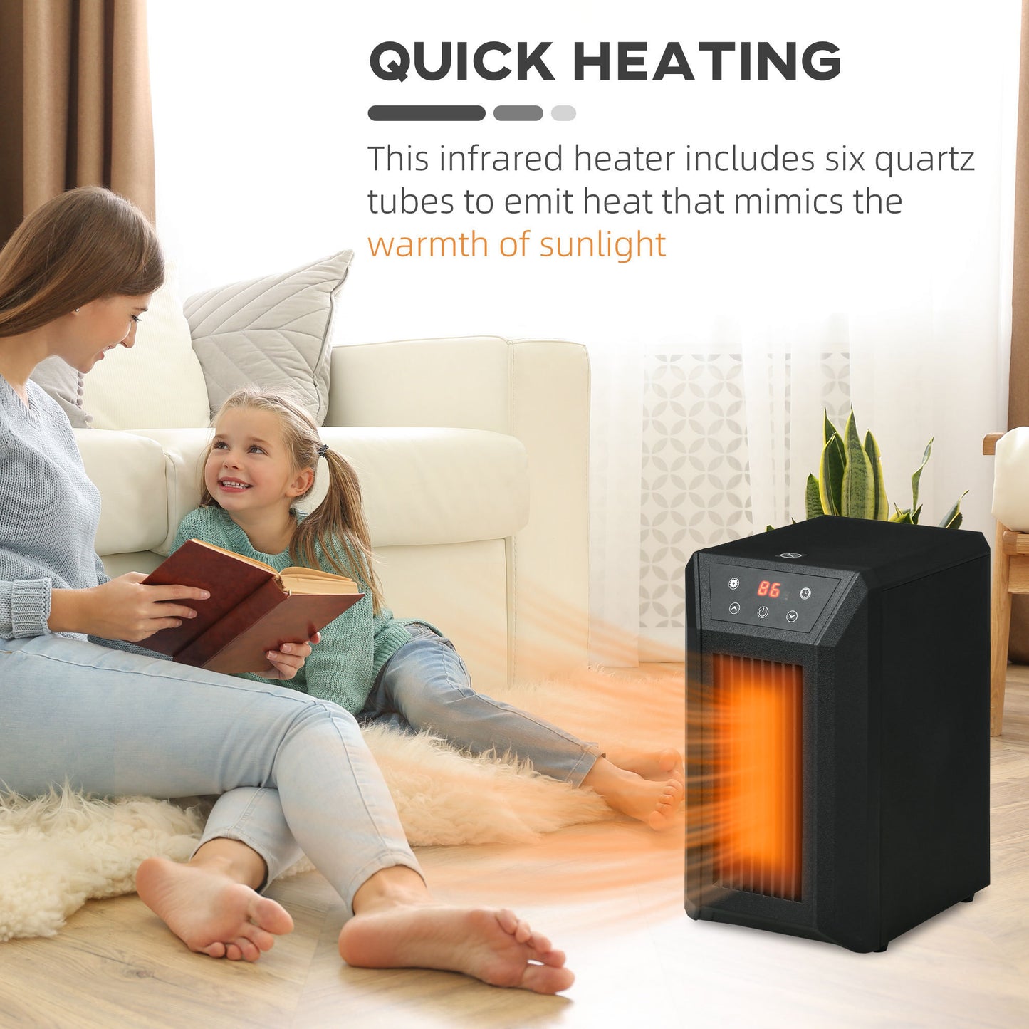Jiron Modern Radiant Infrared Heater