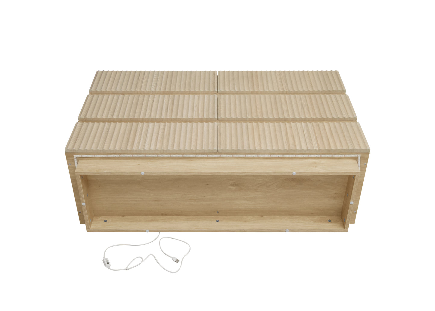 Eda Modern Velvet Chest of Drawers