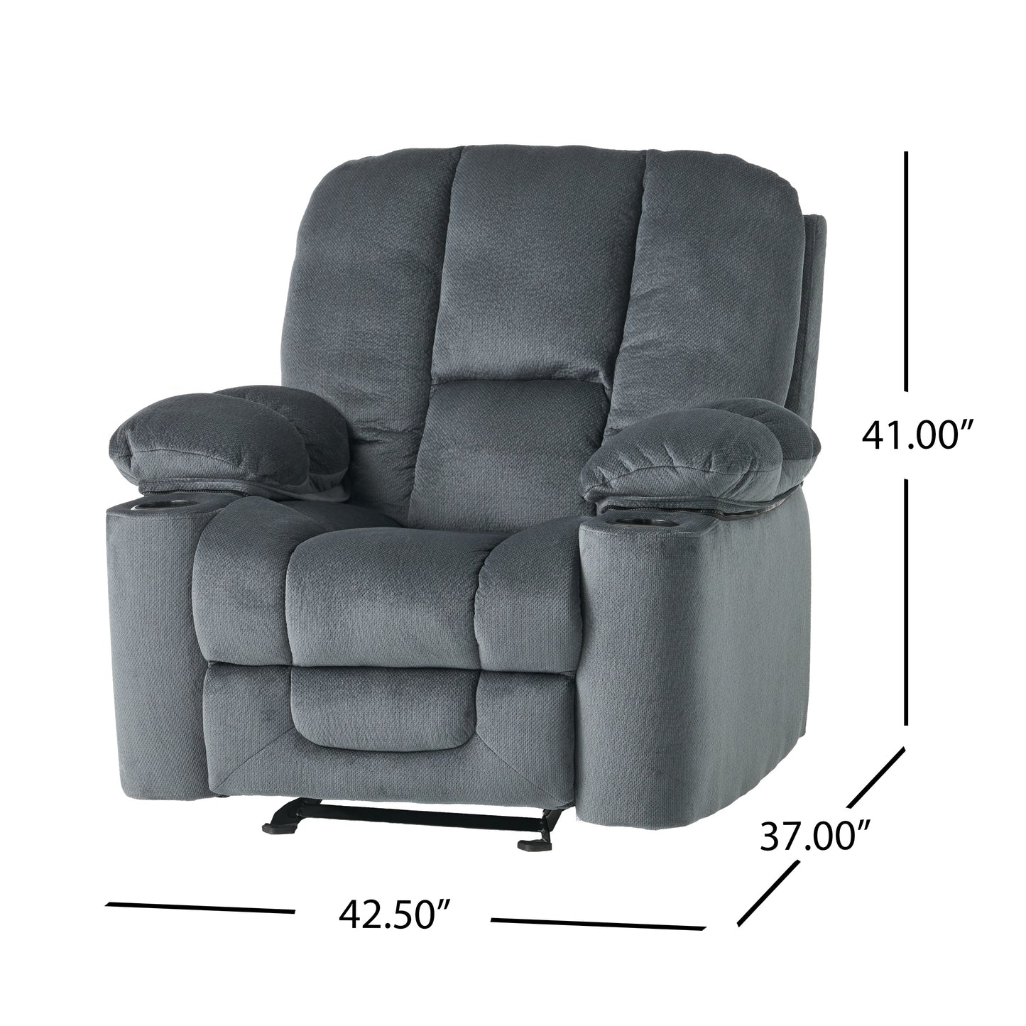 Centerville Modern Cup Holders Recliner Chair