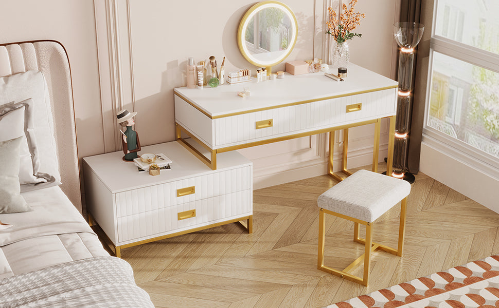 Somerset Modern Movable Vanity Table