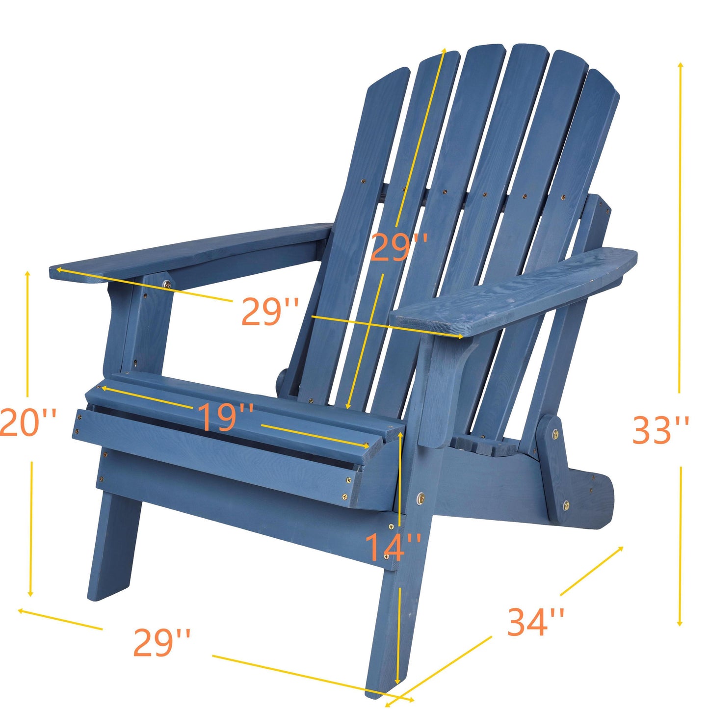 Centerville Craftsman Oversize Wooden Folding Chair