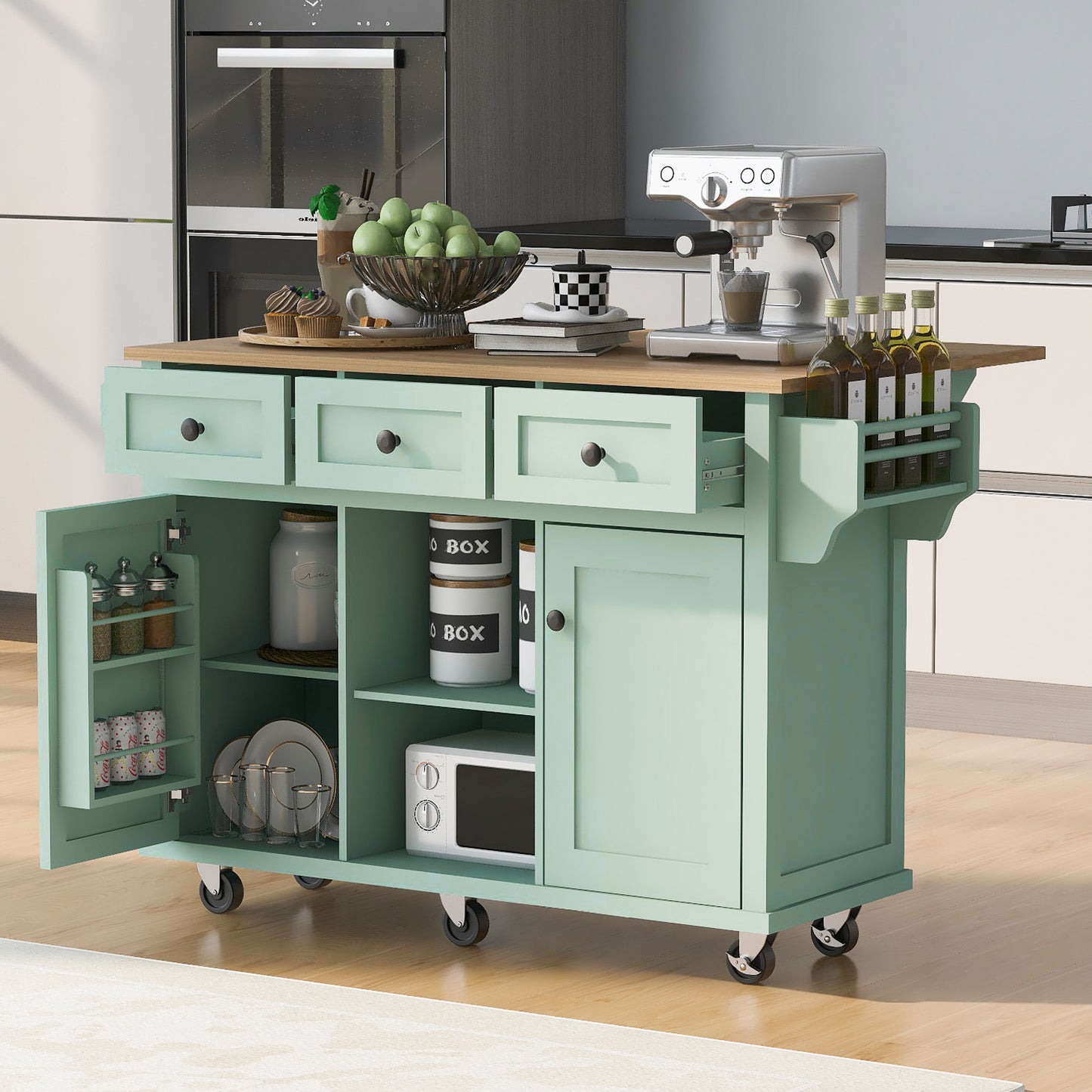 Justo Craftsman Elegant Desing Kitchen Island