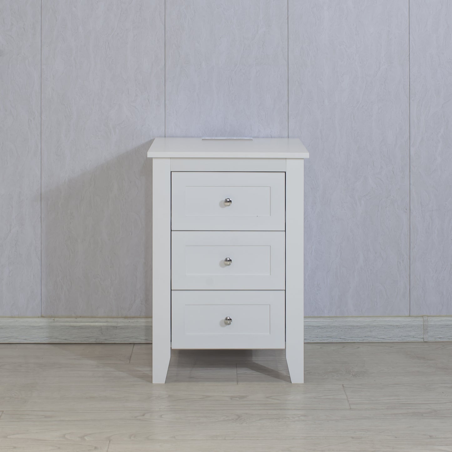 Niles Modern Drawer Nightstand with Charging Station