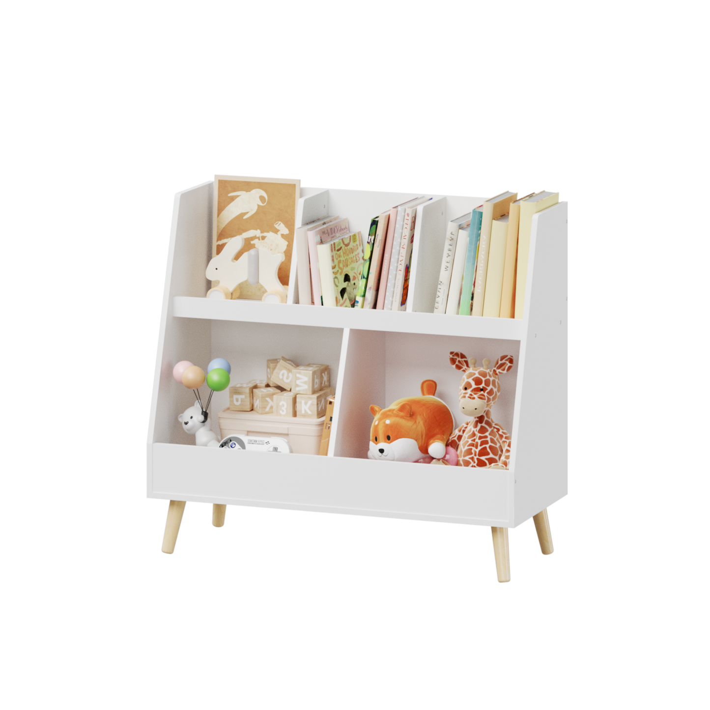 Healdsburg Craftsman Kids shelf Cubbies Organizer