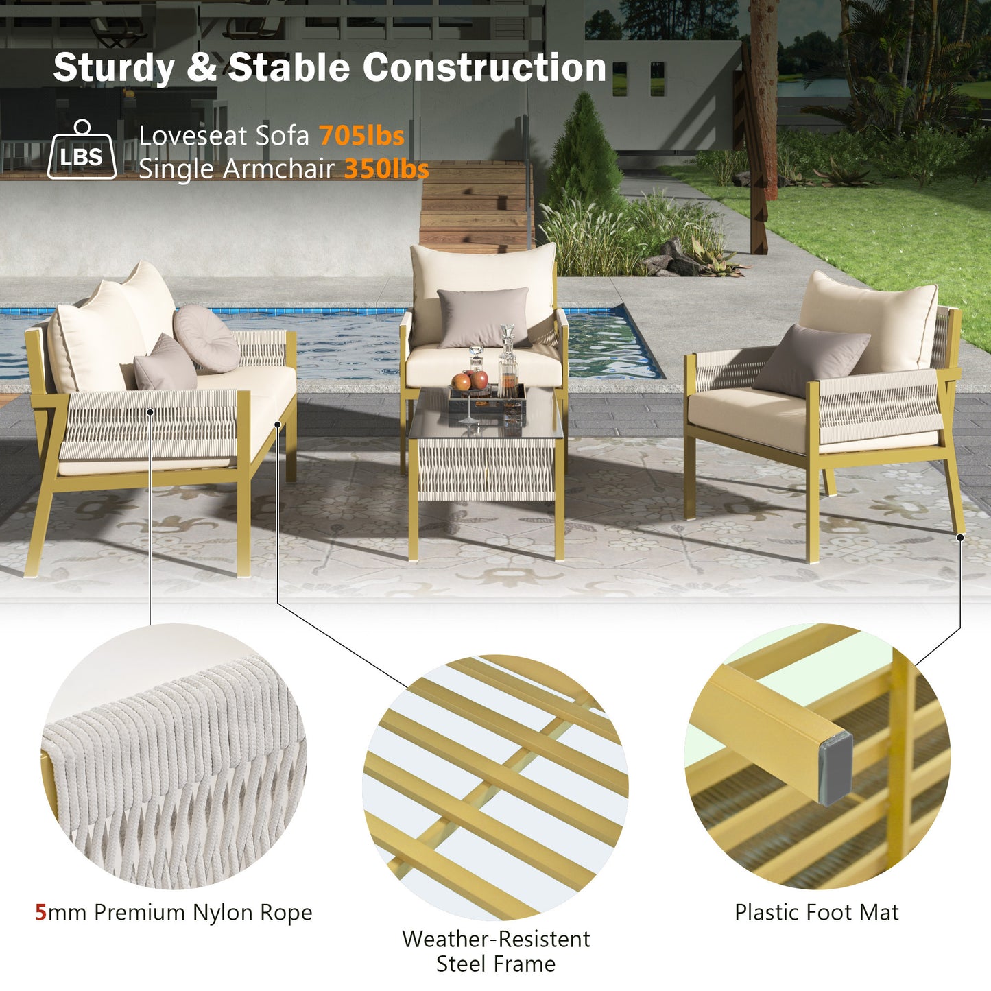 Elmcrest Modern Outdoor Living Comfort