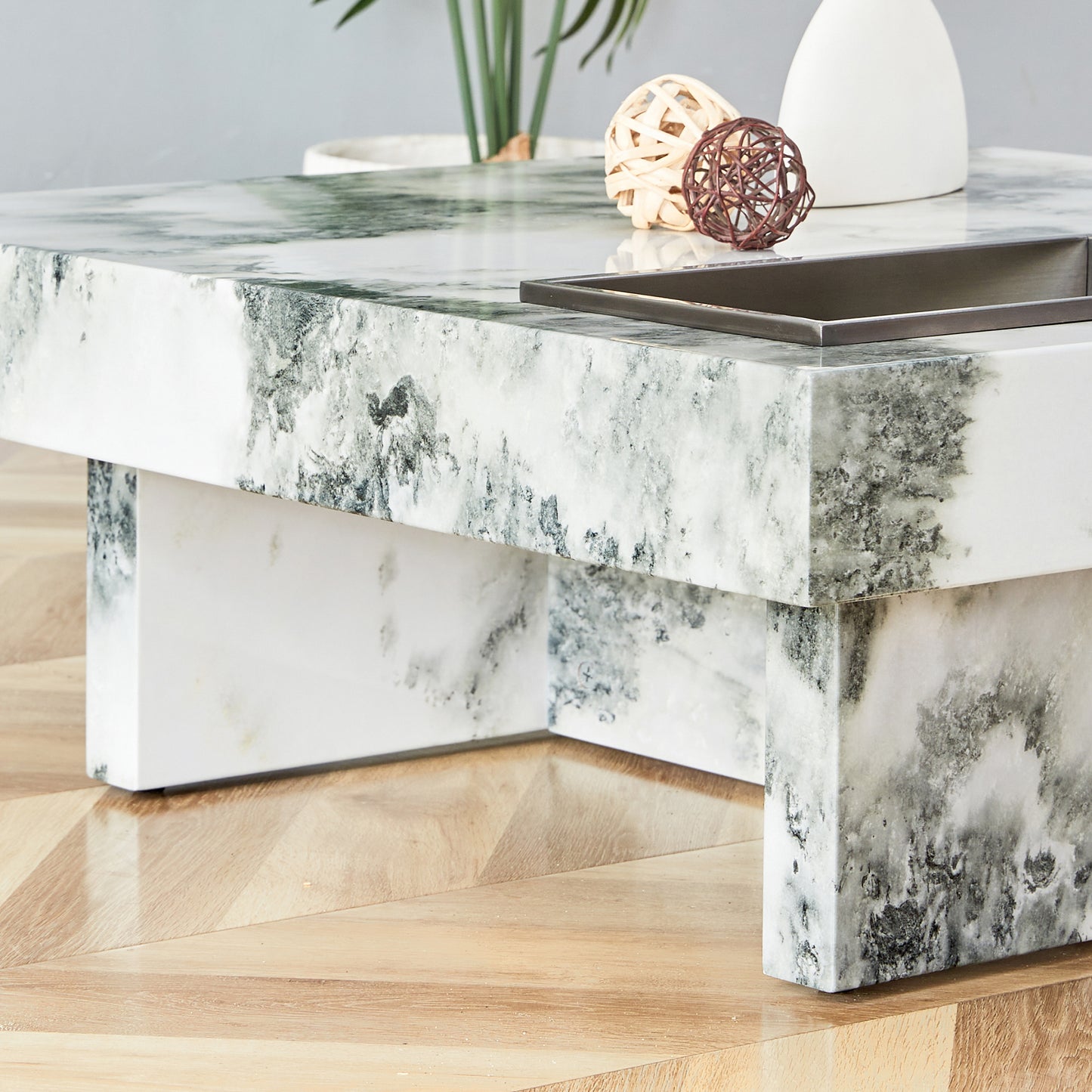 Jiron Modern Fusion Marble Coffee Table