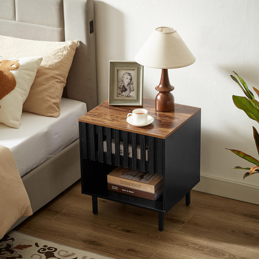 Lazzareschi Mid-Century Nightstand Set