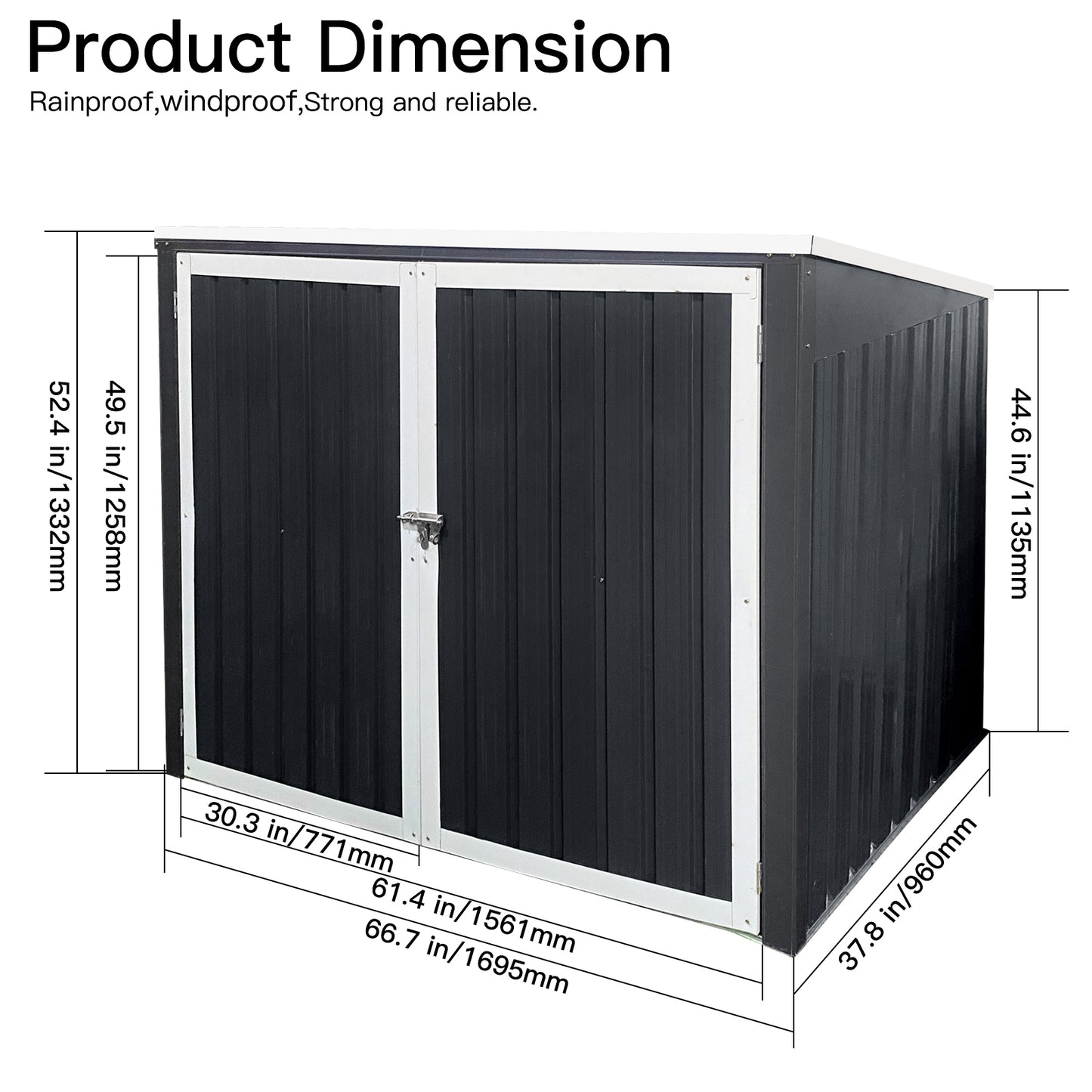 Lula Industrial Metal Shed