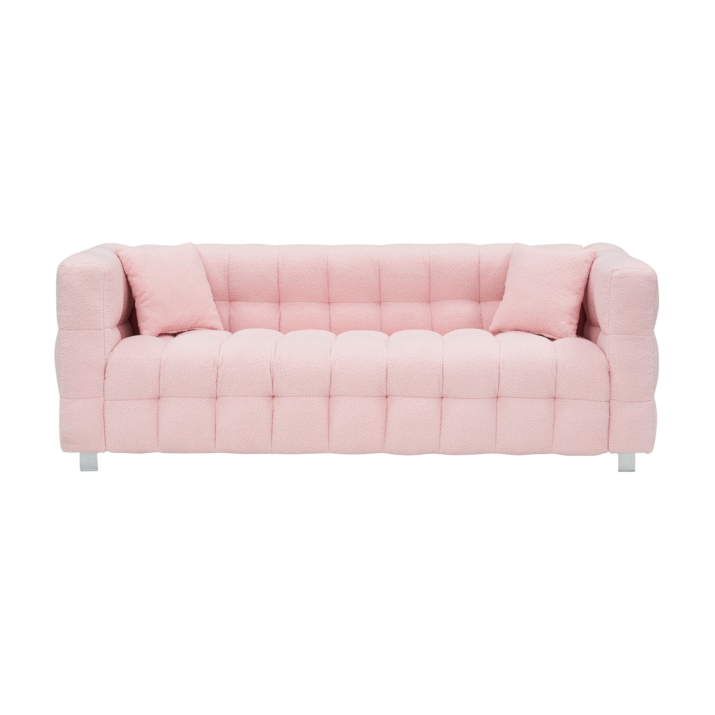 Luz Modern Teddy Fleece Sofa
