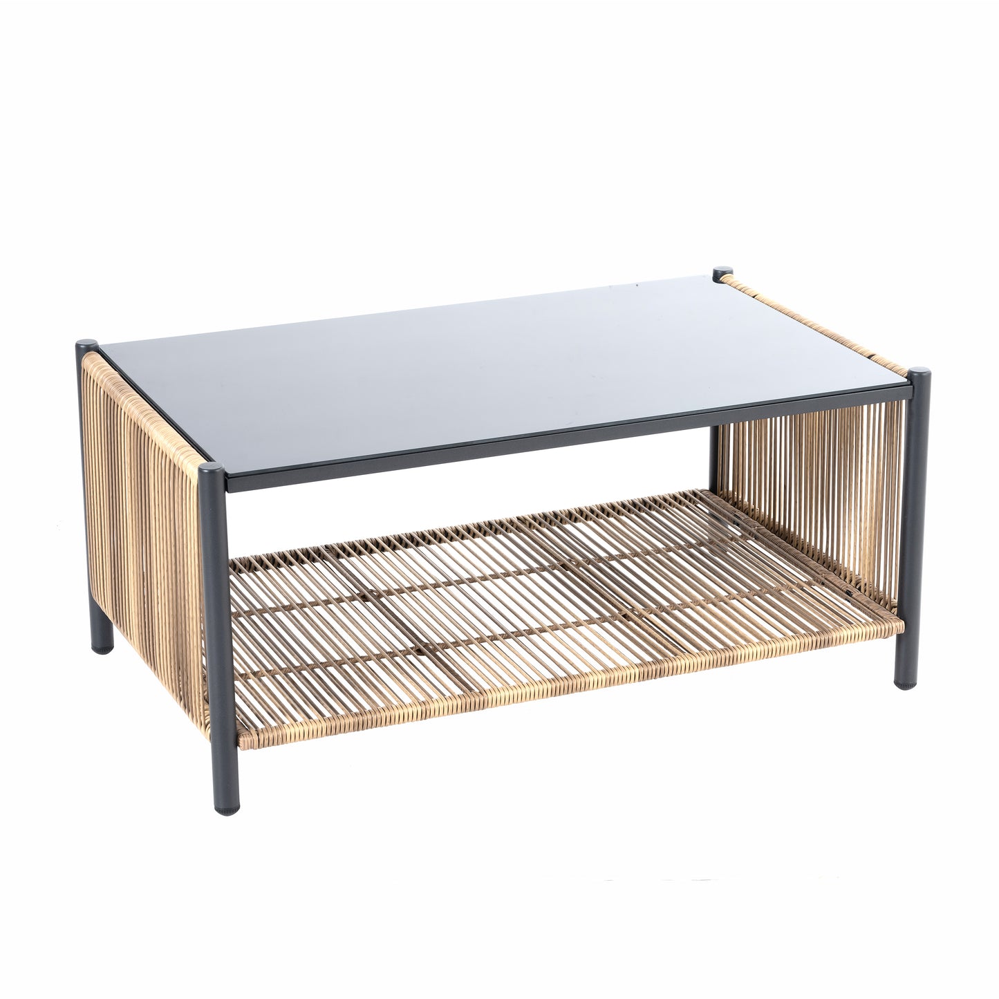 Lazzareschi Modern Patio Wicker Sofa