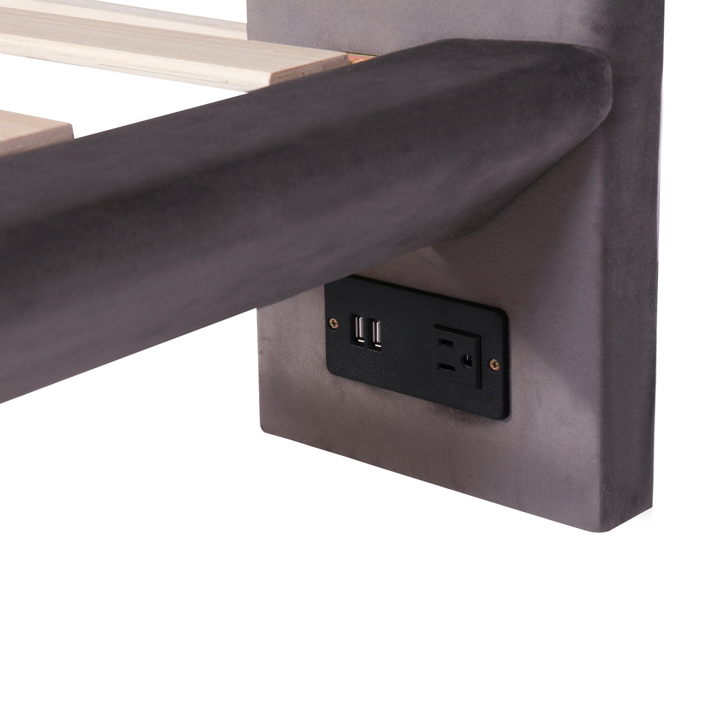 Lula Modern Upholstered Platform Bed