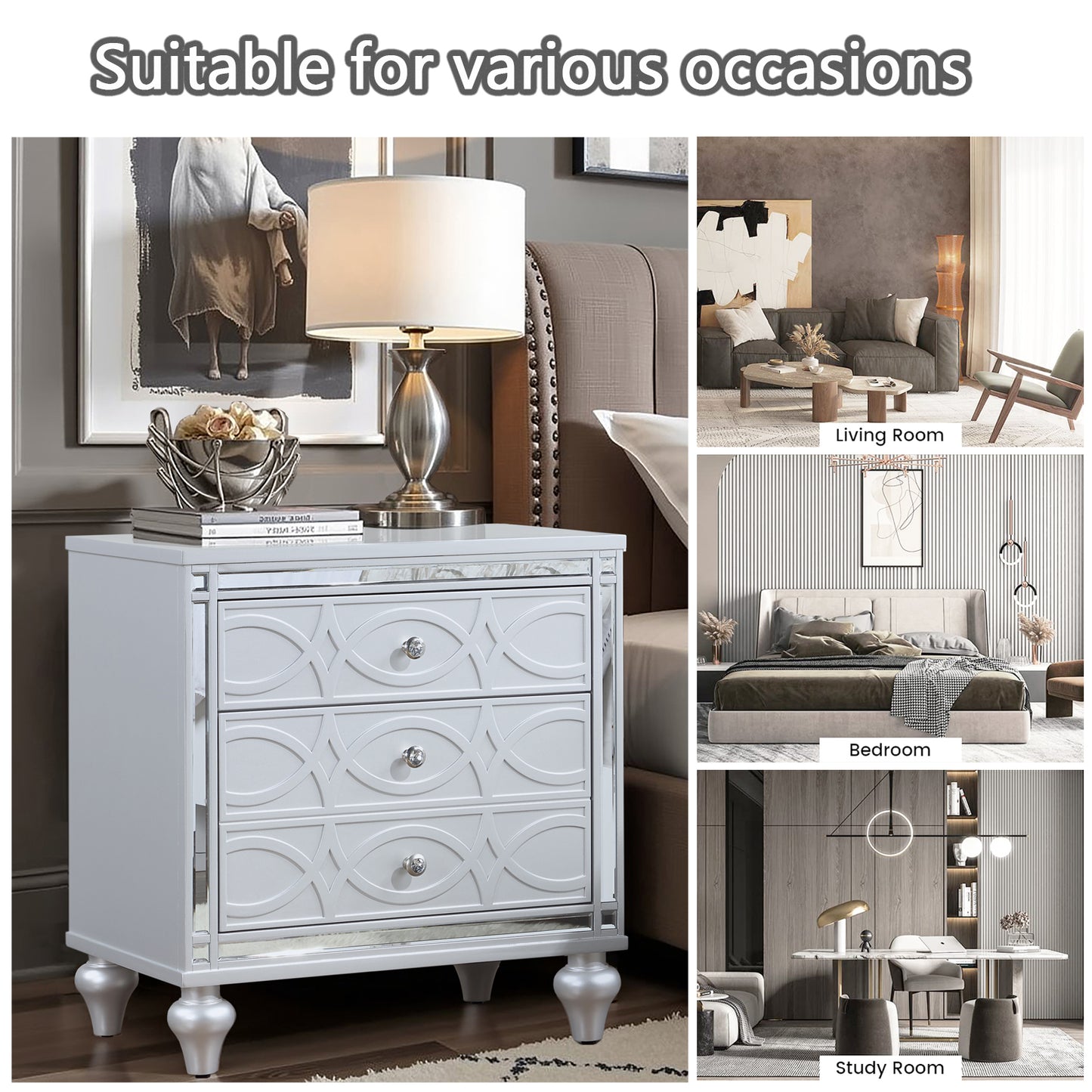 Healdsburg Contemporary Elegance Nightstand