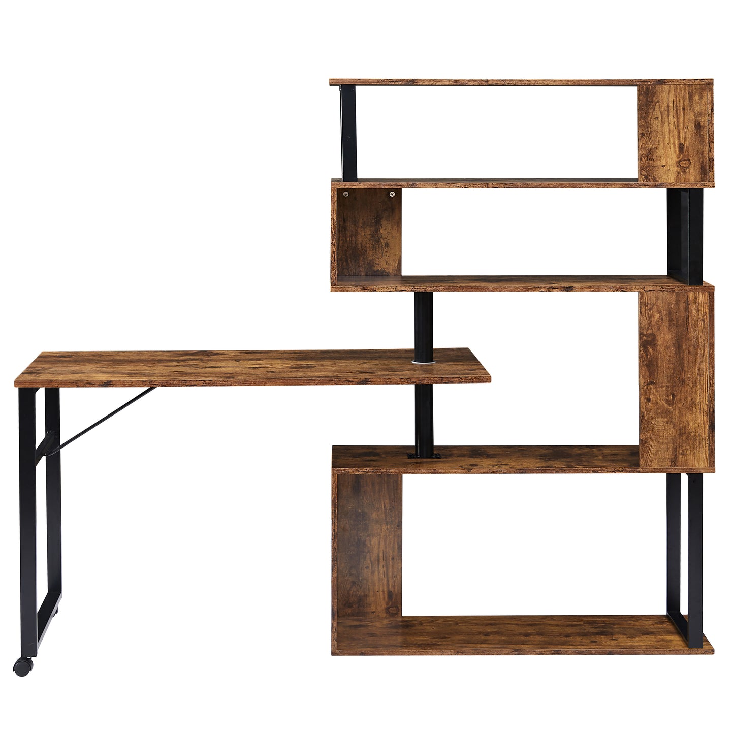 Somerset Modern Tiger L-Shaped Office Desk