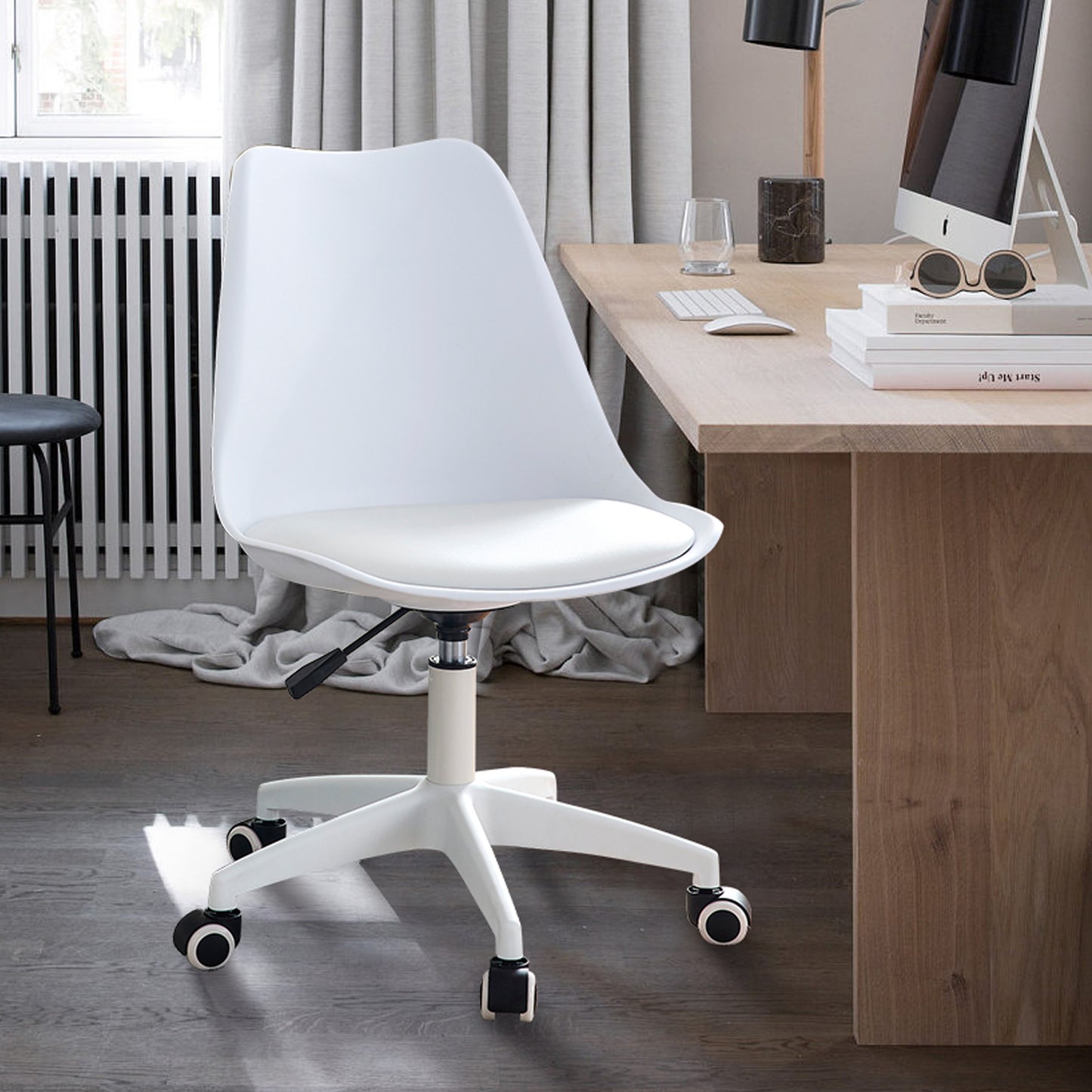 Amity Modern Plastic Swivel Chair