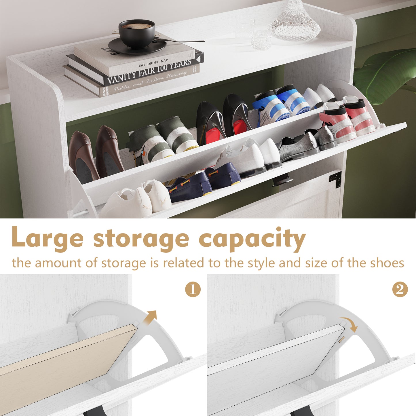 Sonoma Contemporary Shoe Storage Cabinet