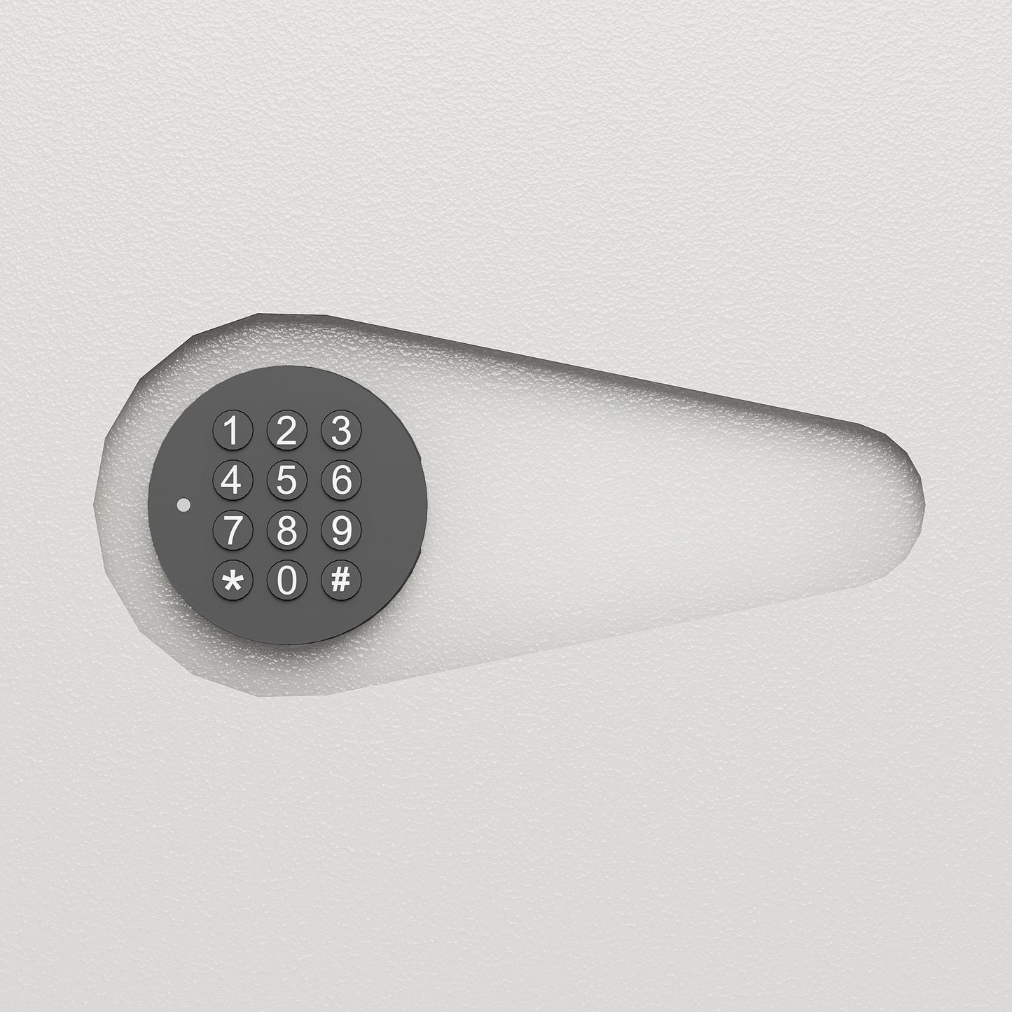 Westport Modern Digital Steel Wall Safe