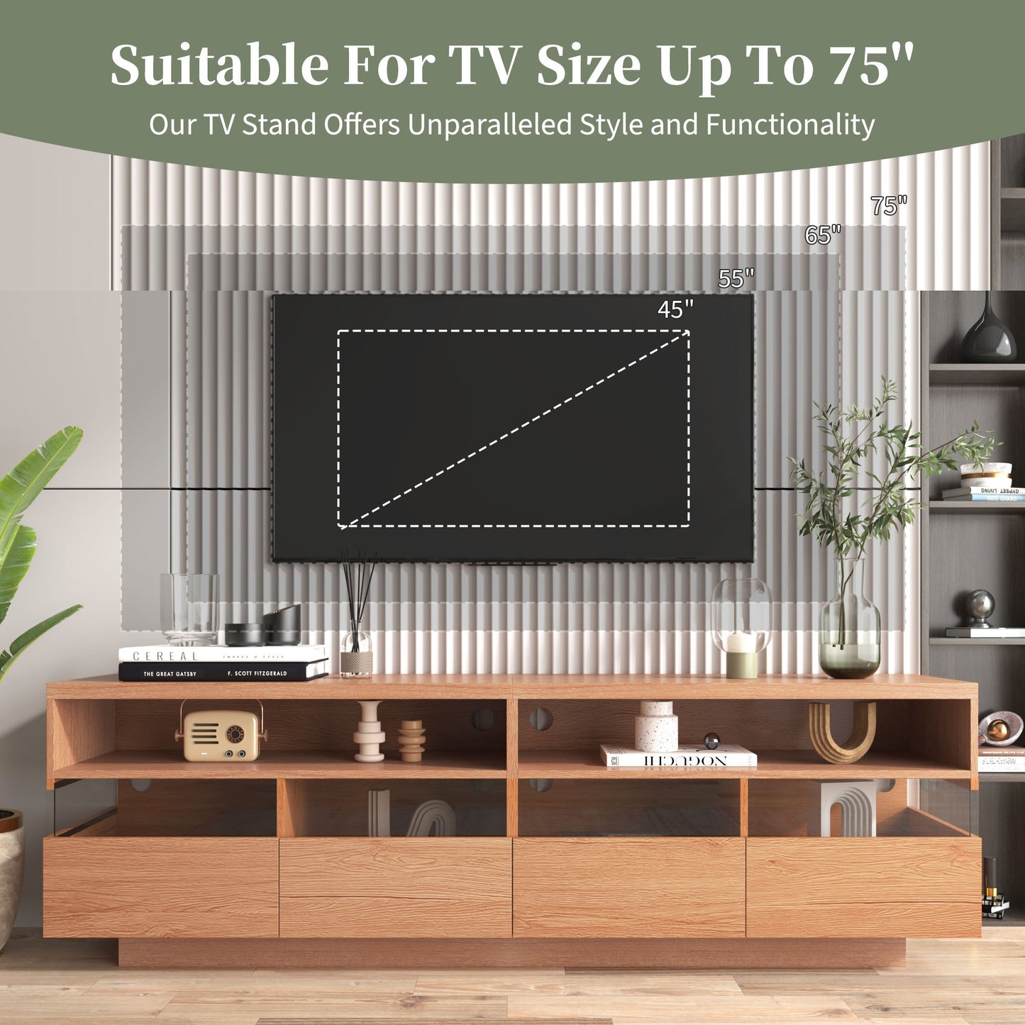 Cleo Modern TV Console Entertainment