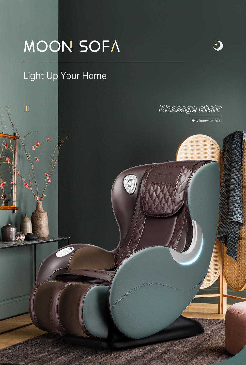 Somerset Modern Track Body Massage Recliner