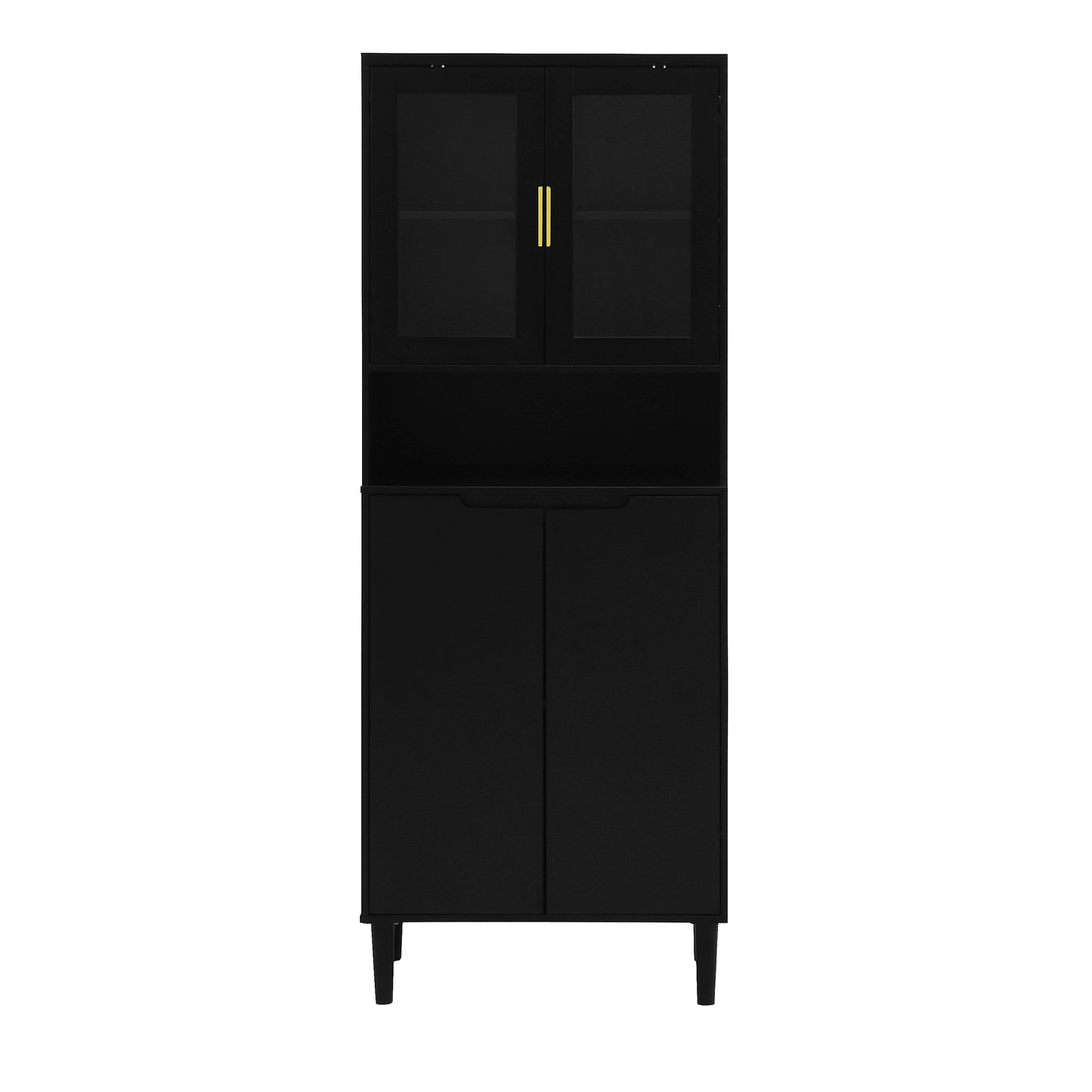 Sonoma Modern Glass Storage Bedroom Cabinet