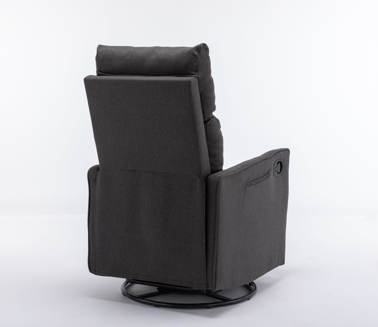 Amity Modern Cotton Linen Rocking Chair