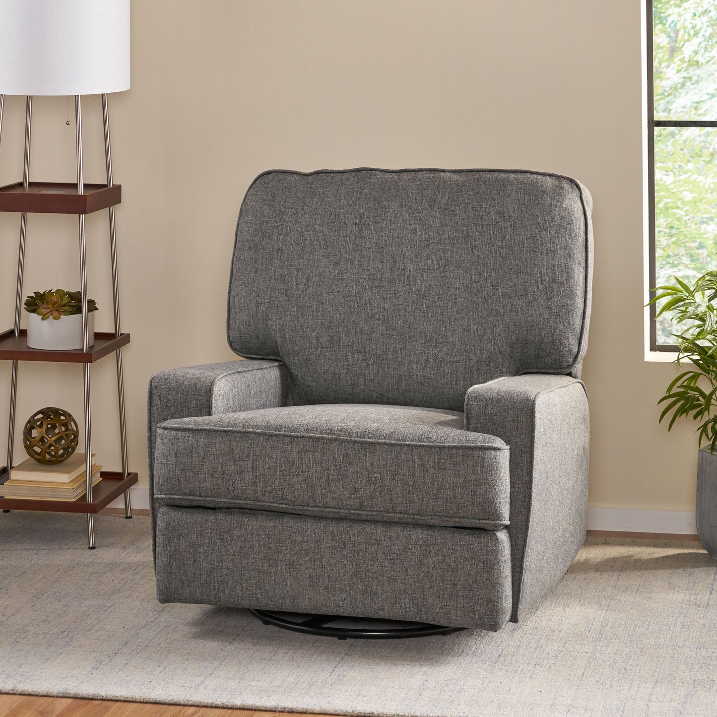 Elmcrest Modern Wide Manual Standard Recliner