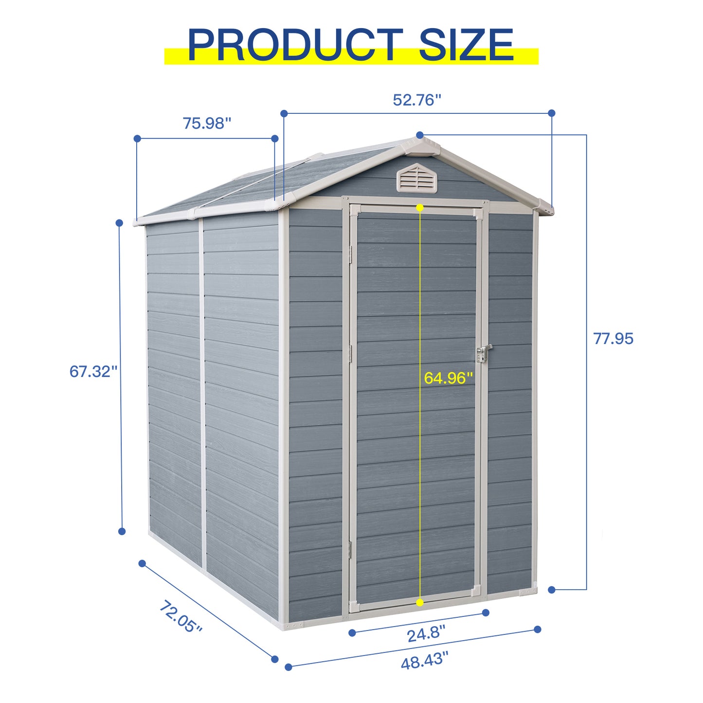 Lazzareschi Modern Outdoor Storage Shed