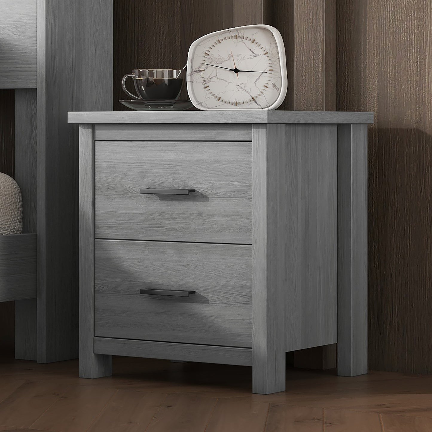 Centerville Modern Havenwood Rustic Nightstand