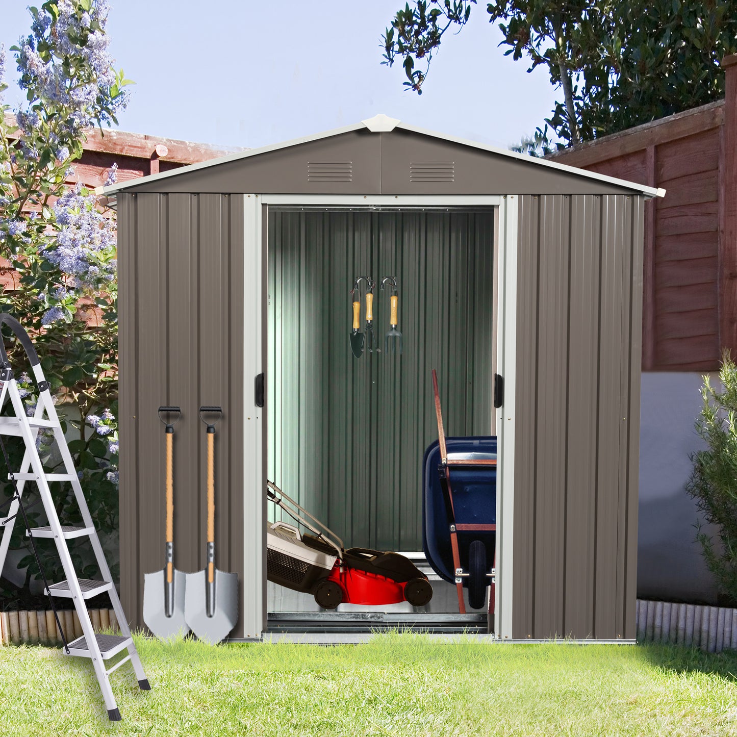 Justo Industrial Outdoor Storage Shed