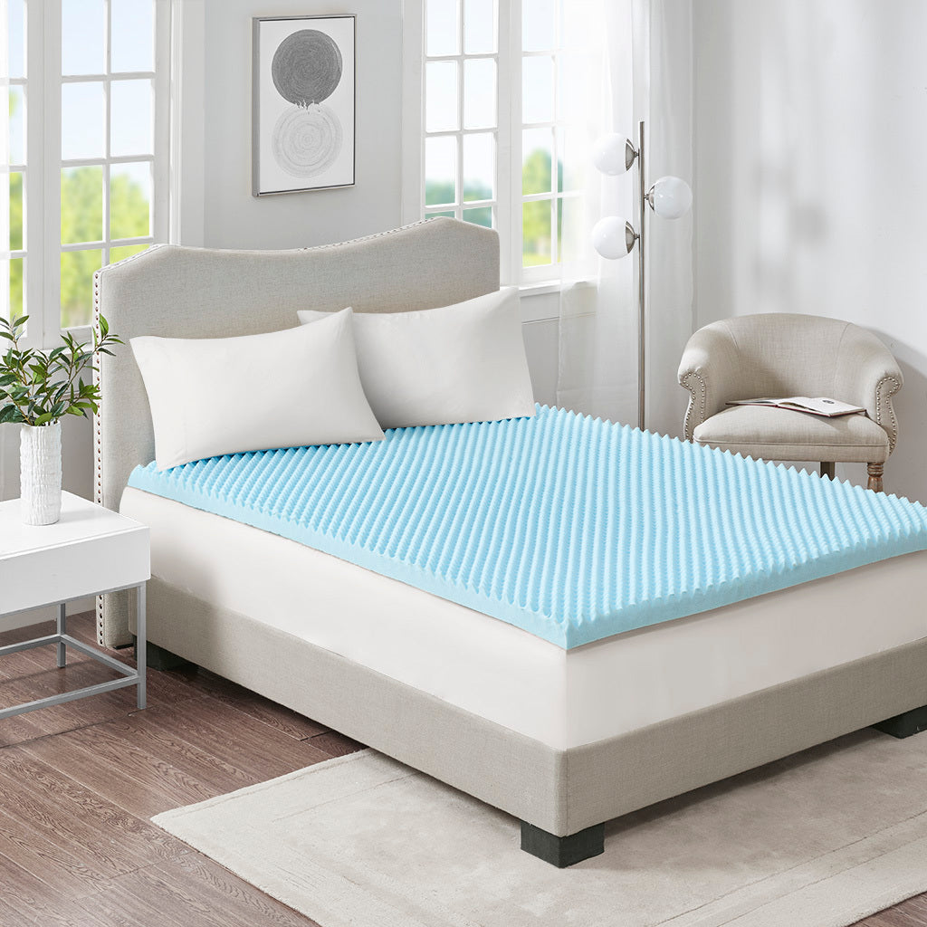 Bartholomew Modern Cooling Velvet Mattress Topper