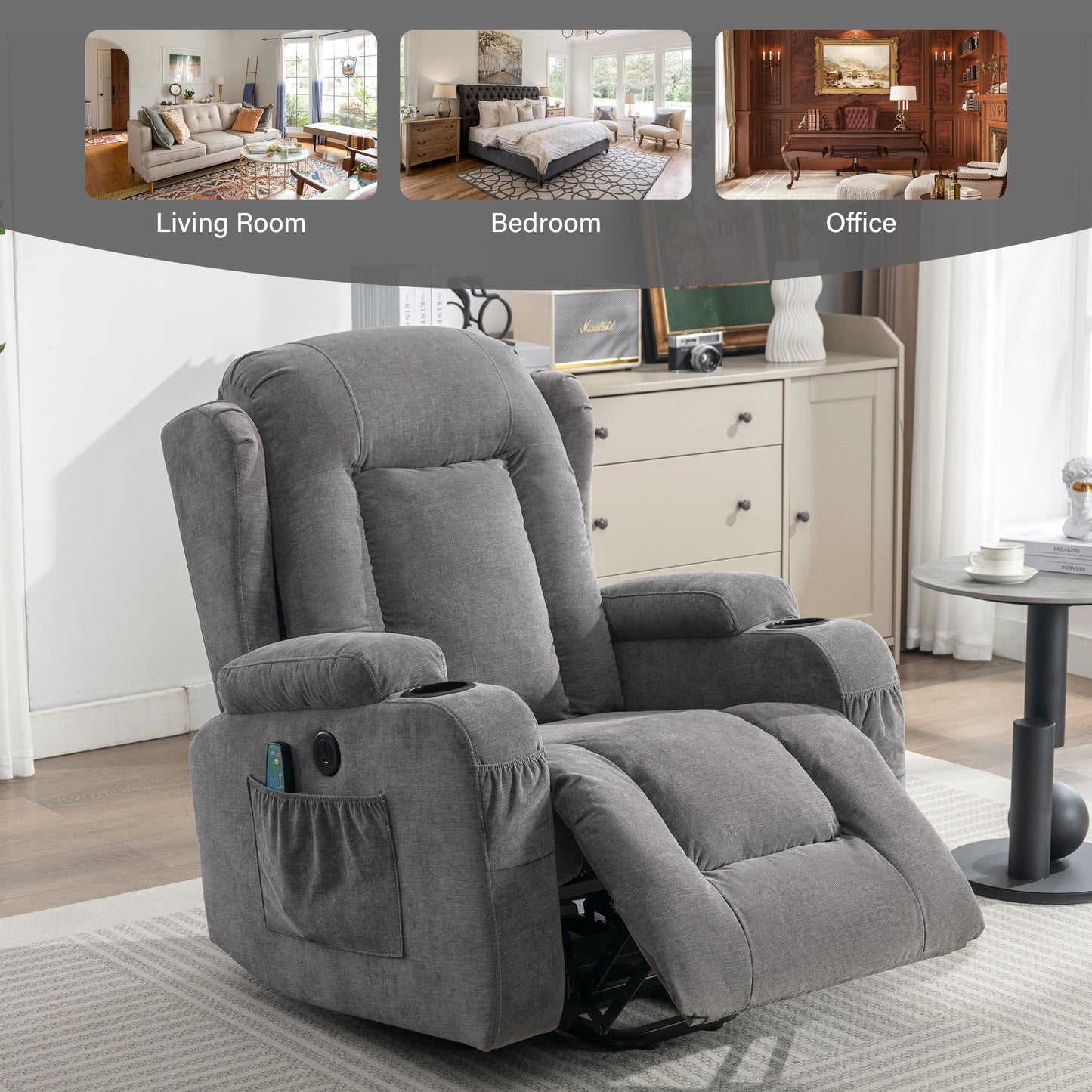 Napa Contemporary Power Lift Recliner Chair