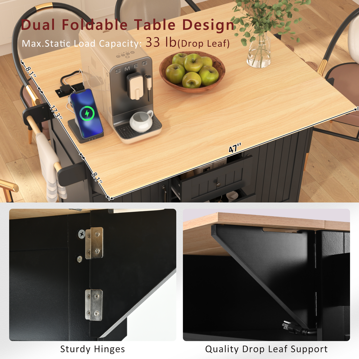 Lula Modern Simple Kitchen Island