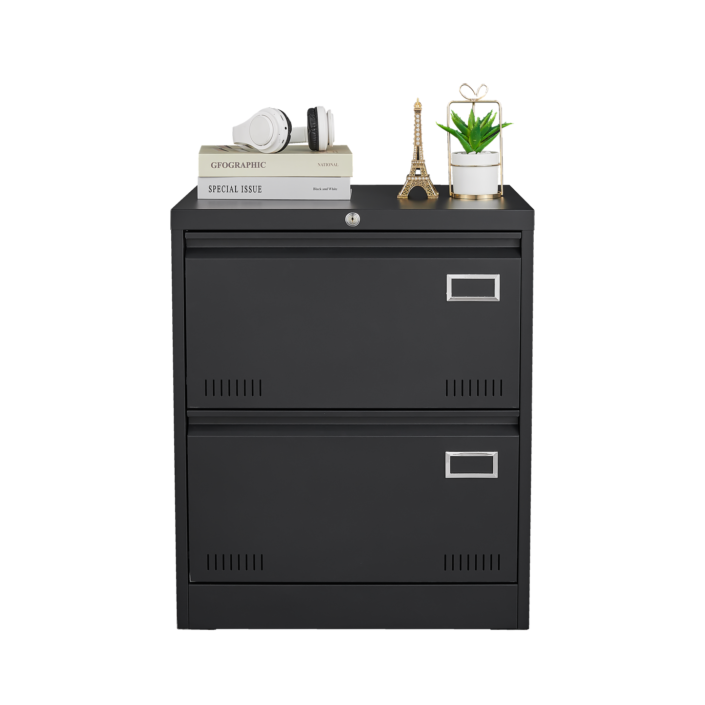 Niles Modern Locking Metal File Cabinet