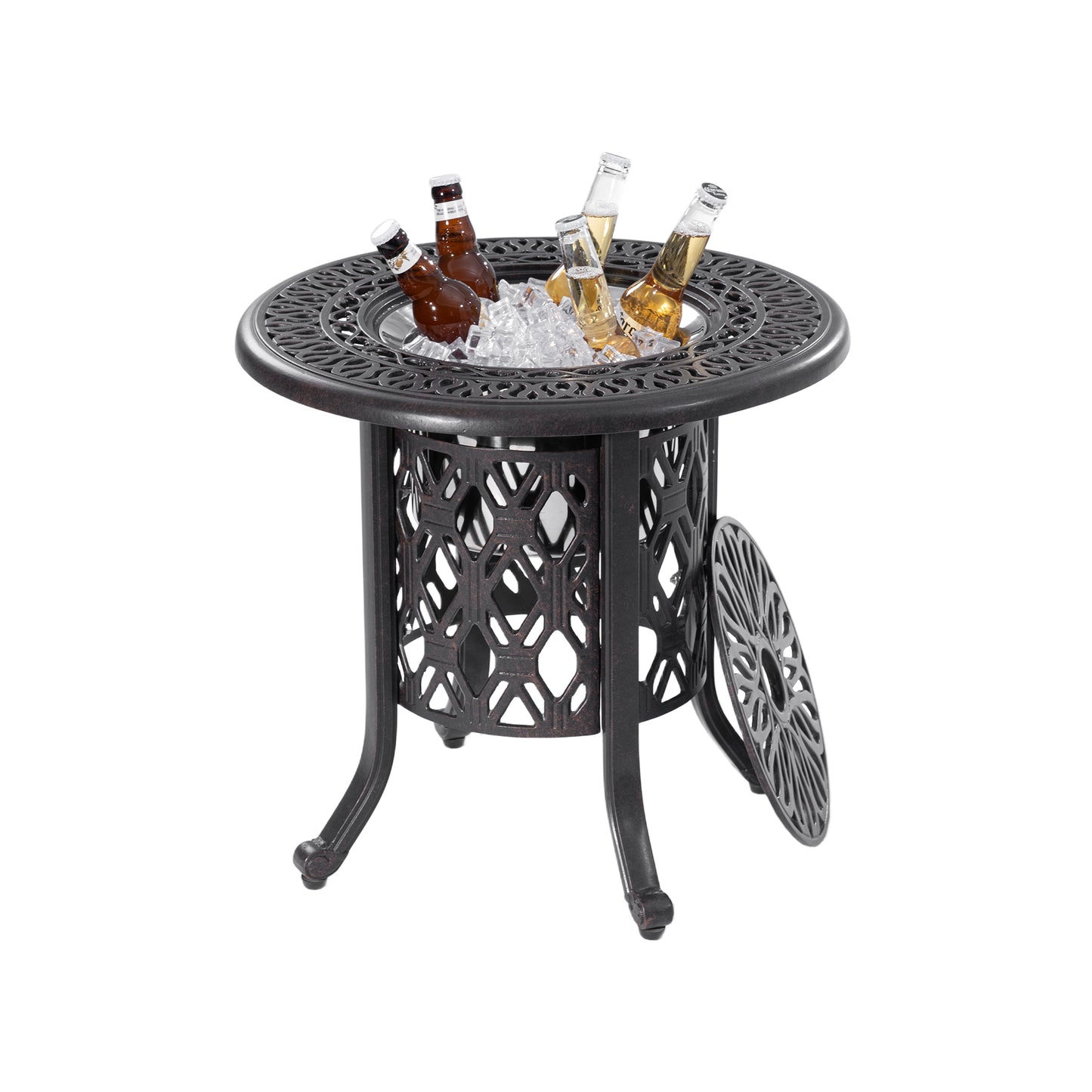 Emery Modern Outdoor Table Ice Bucket