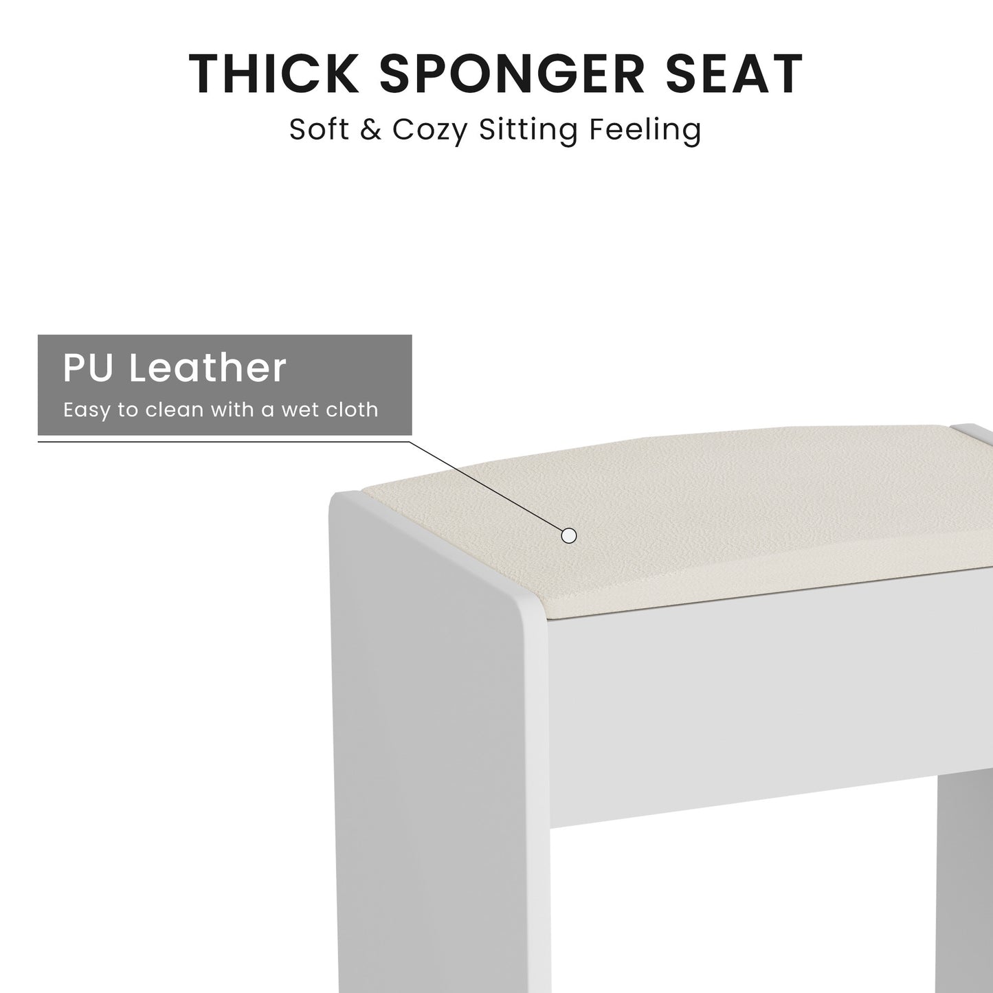 Warmsprings Contemporary Elegant Vanity Desk
