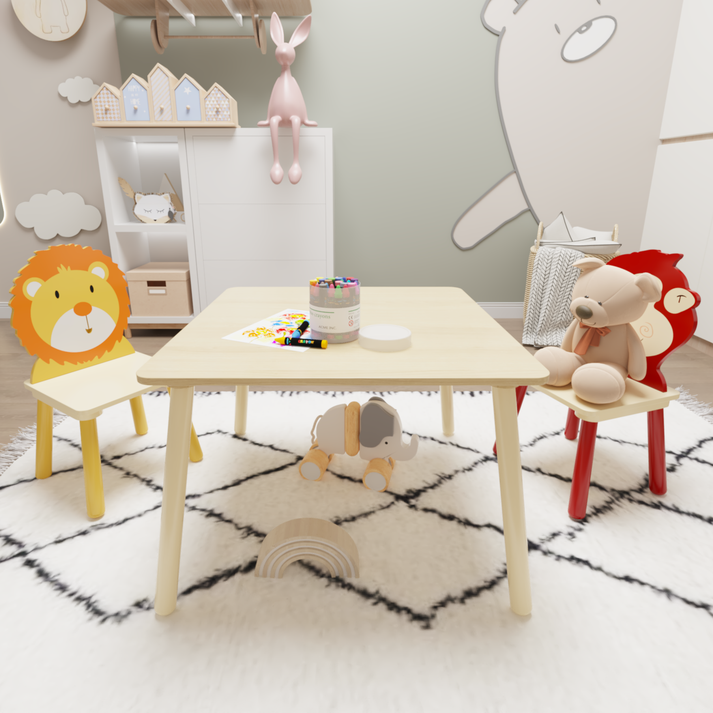 Napa Craftsman Toddler Activity Table Set